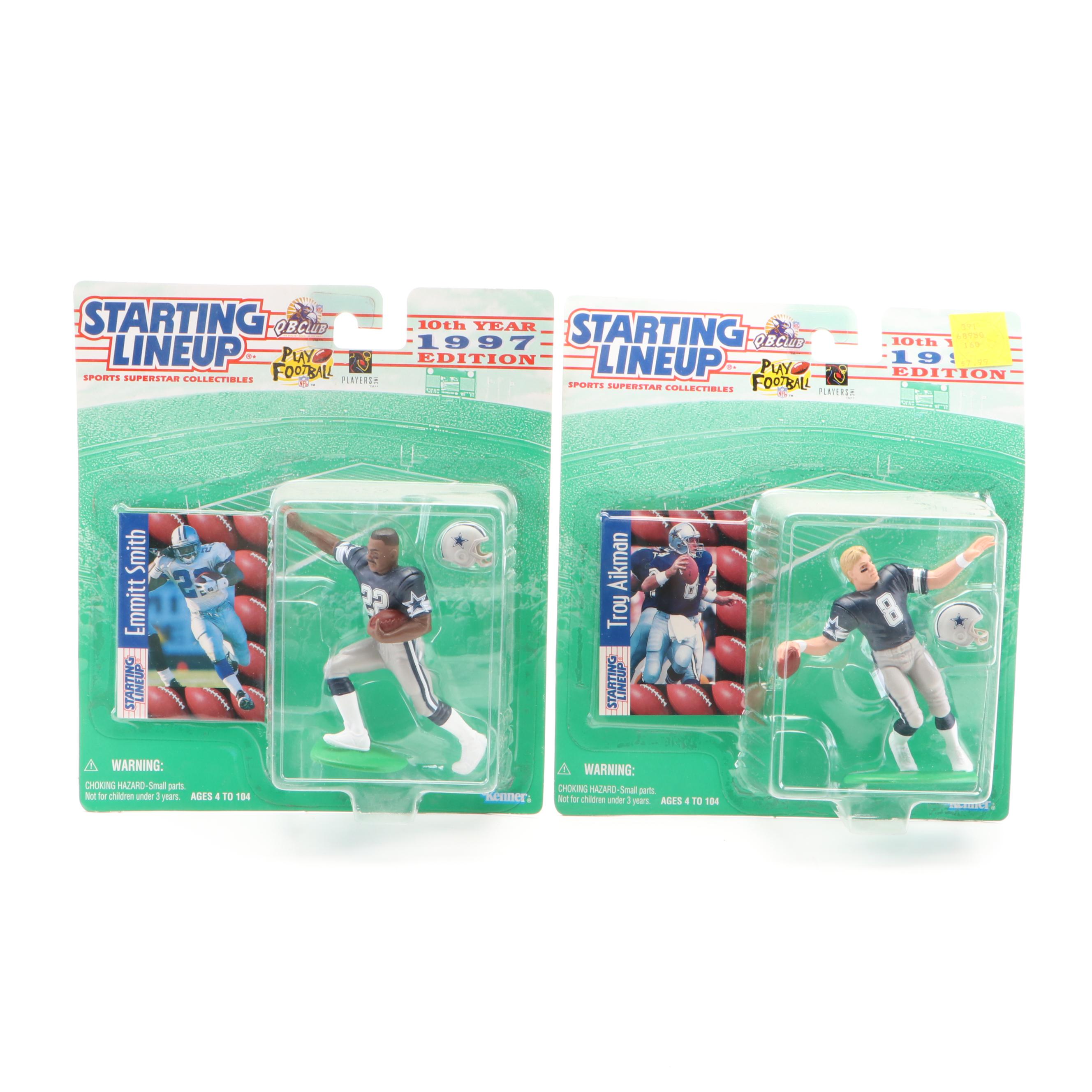 Kenner Starting Lineup Favre, Emmitt Smith, Other NFL Football Action Figures