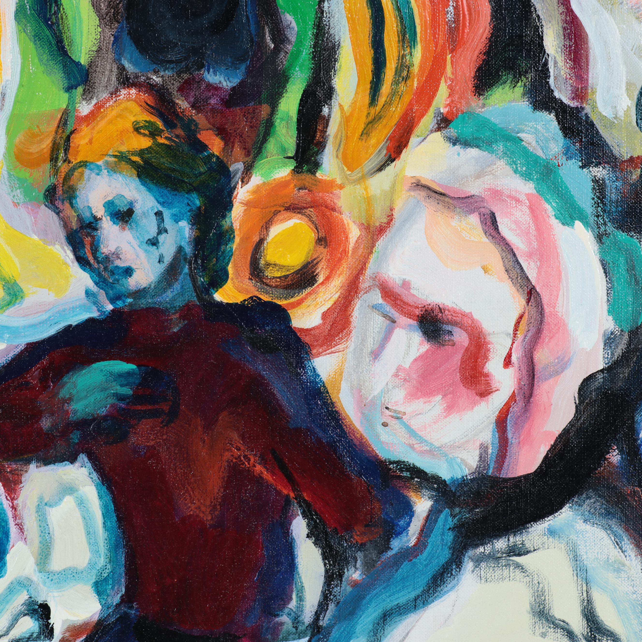 Marion Maas Fauvist Style Oil Painting