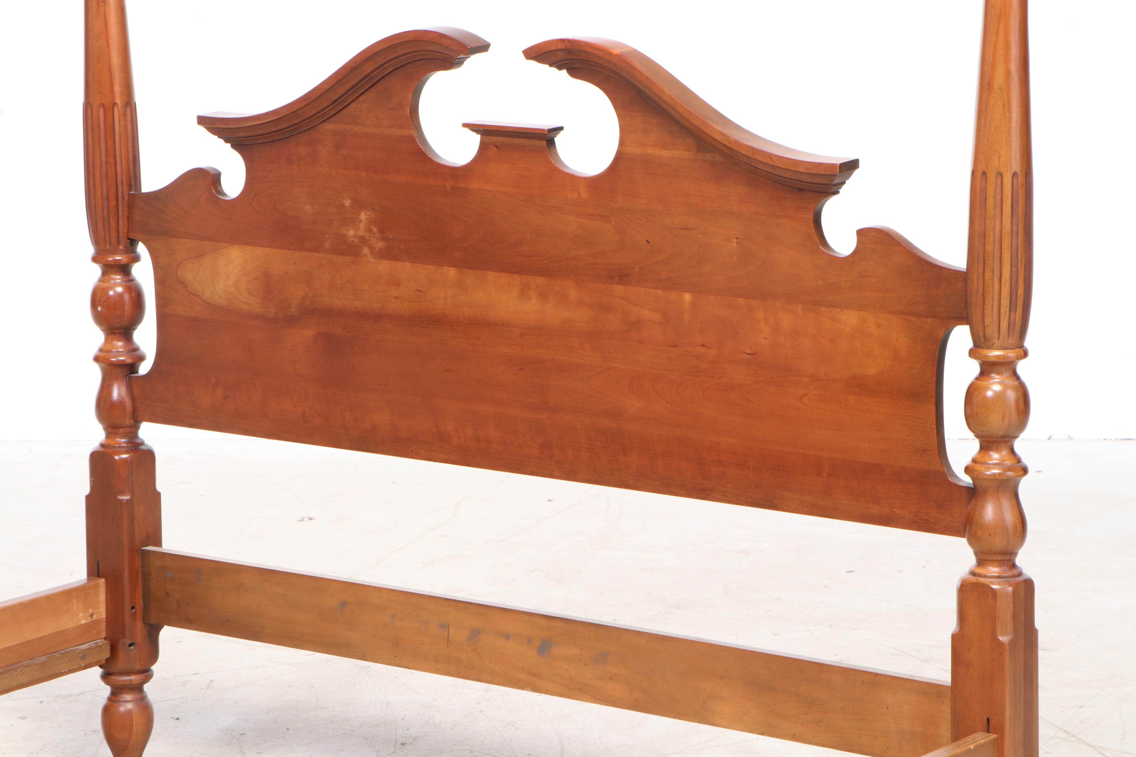 Thomasville "Bay Colony" Federal Style Cherrywood Full Size Bed Frame