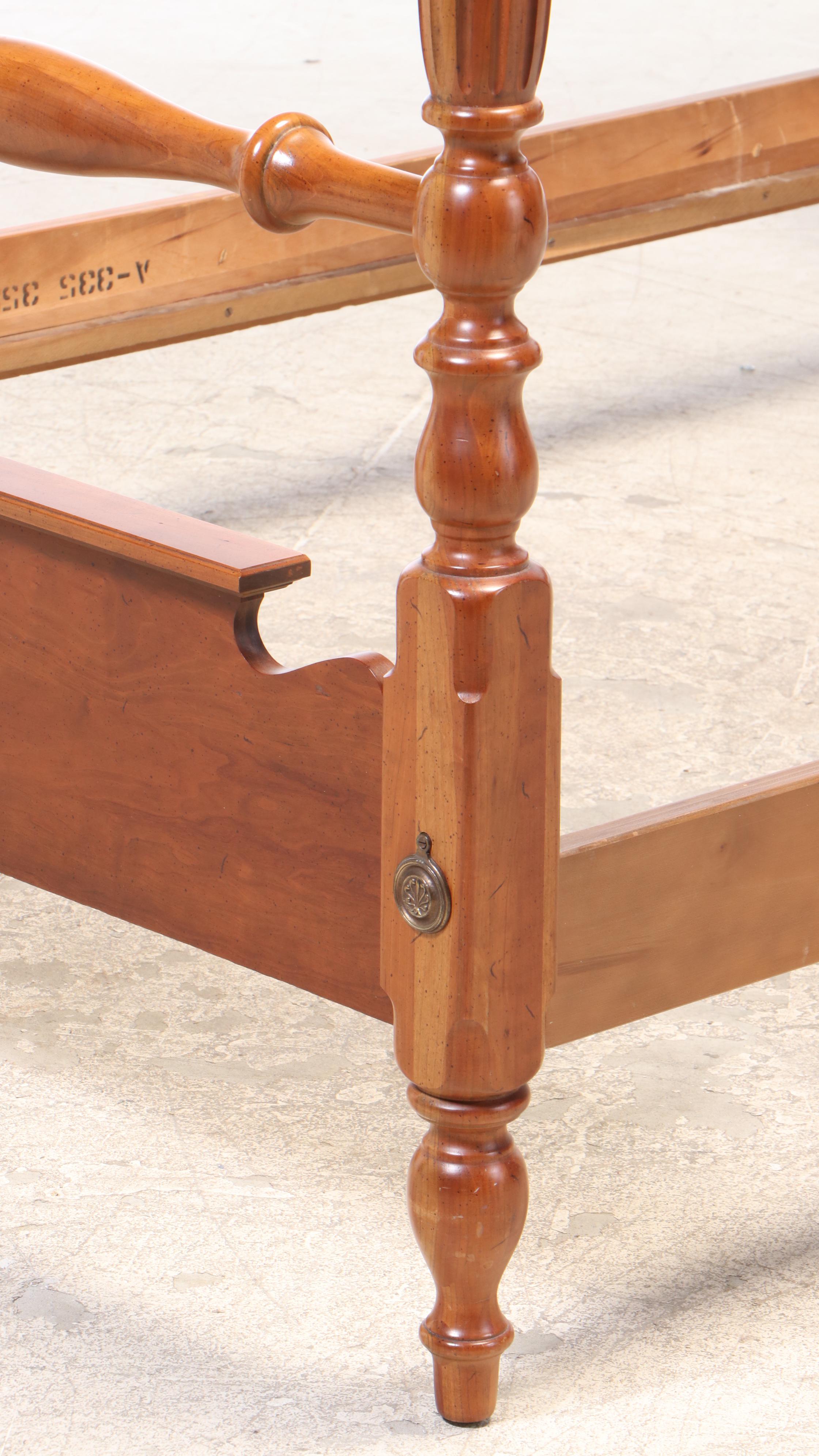 Thomasville "Bay Colony" Federal Style Cherrywood Full Size Bed Frame