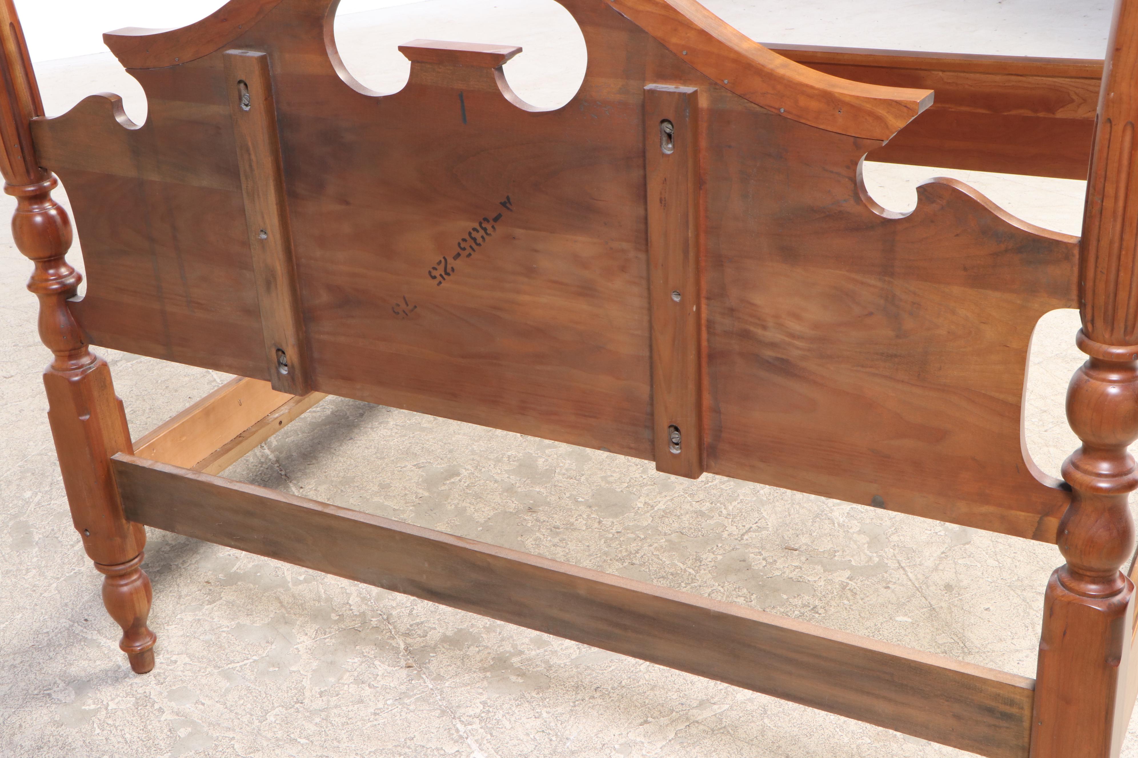 Thomasville "Bay Colony" Federal Style Cherrywood Full Size Bed Frame