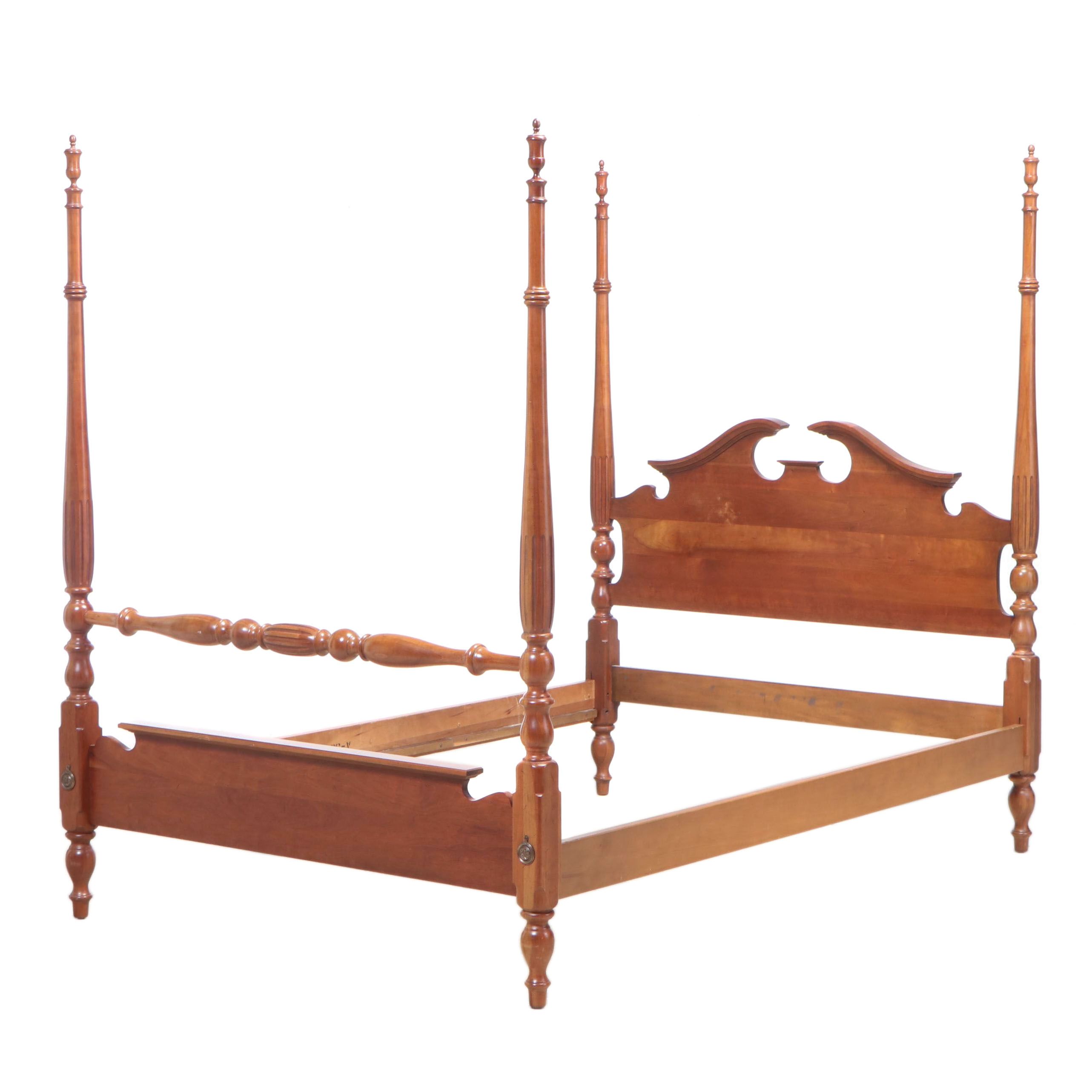 Thomasville "Bay Colony" Federal Style Cherrywood Full Size Bed Frame