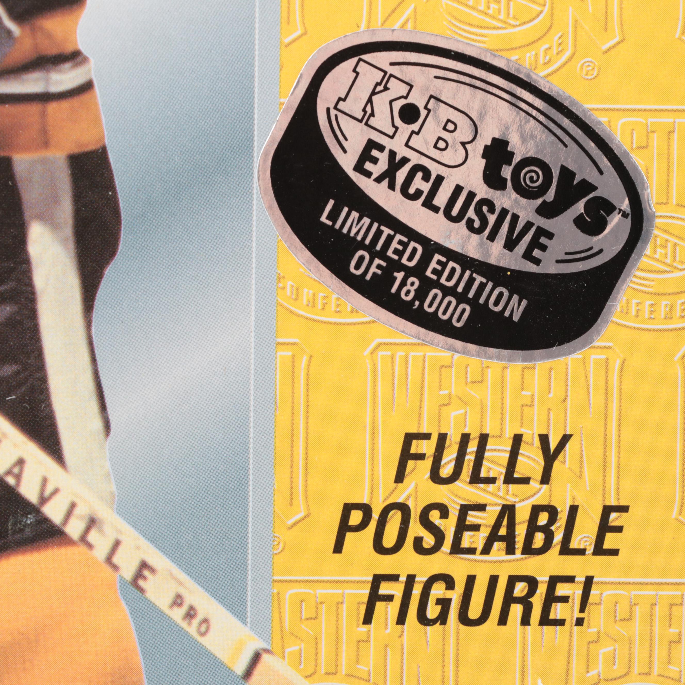Kenner Starting Lineup Bobby Orr and Other Hockey Action Figures, Late 20th C.