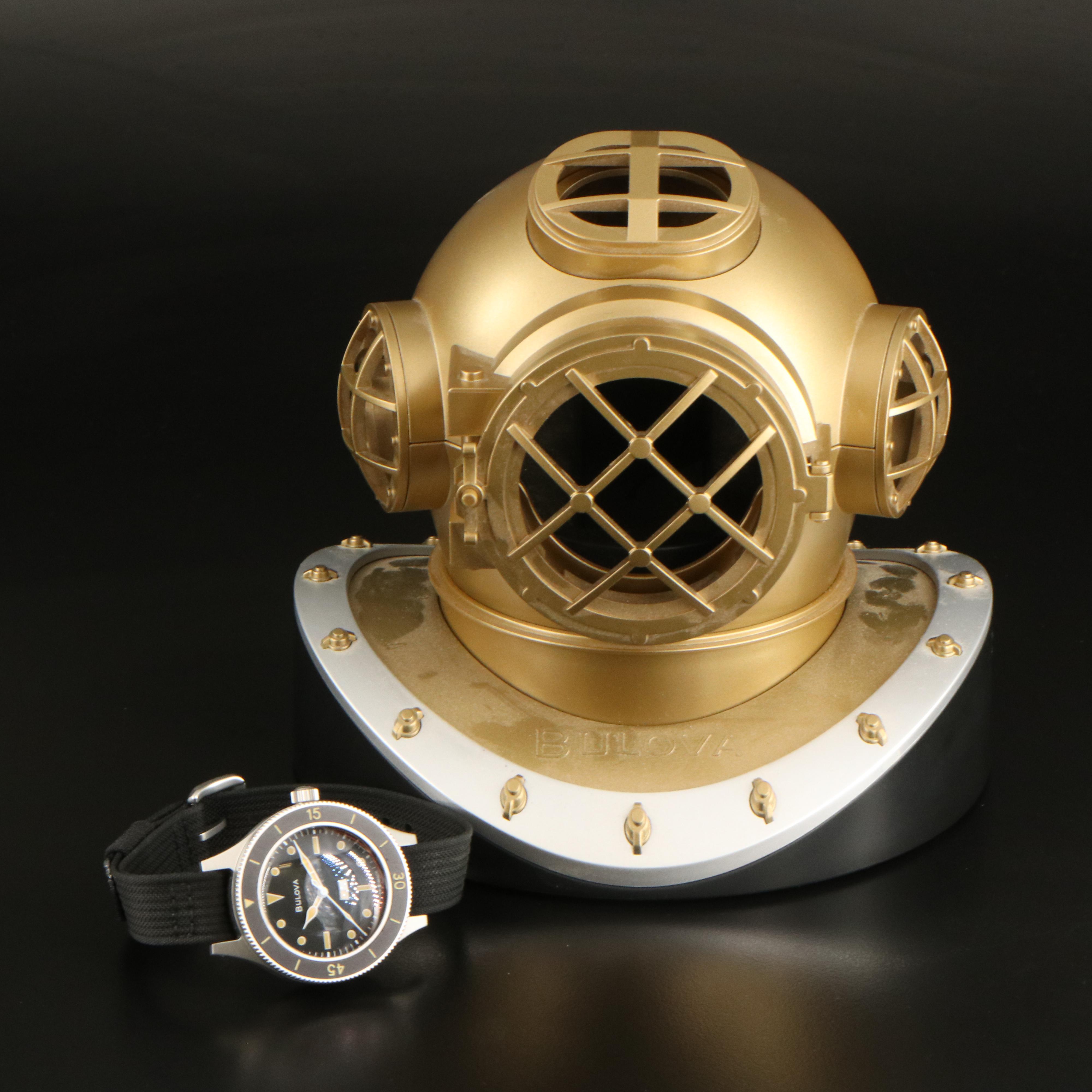 Bulova Stainless Steel Limited Edition Military Dive Watch