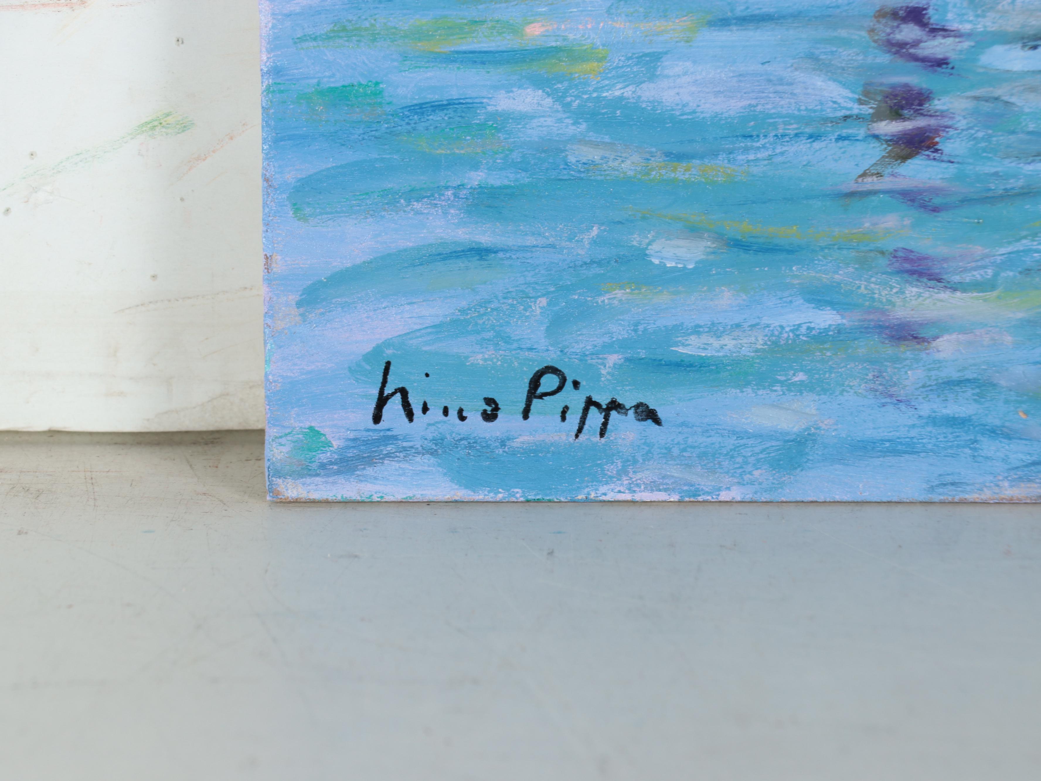 Nino Pippa Oil Painting "On the Steps of La Salute"