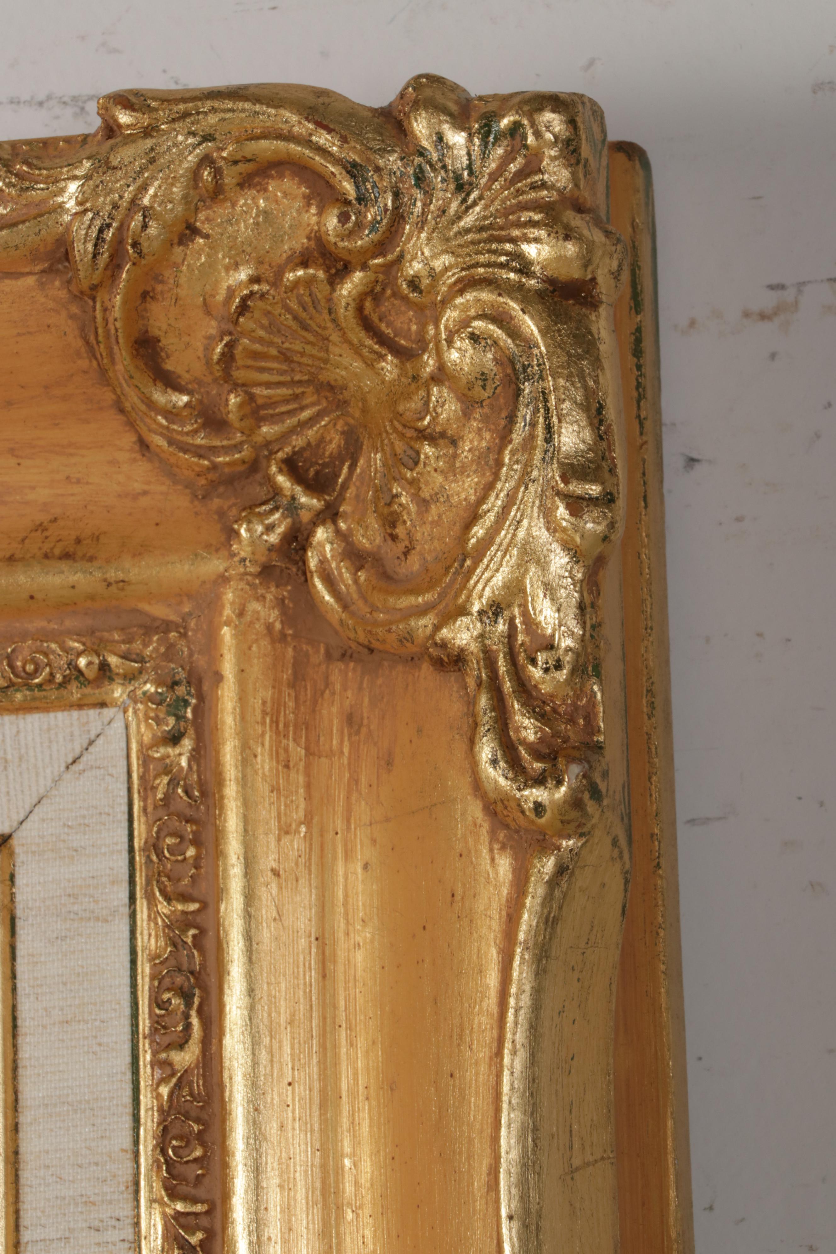 C. Salas Oil Painting of Spanish Colonial Style Village, Late 20th-21st Century