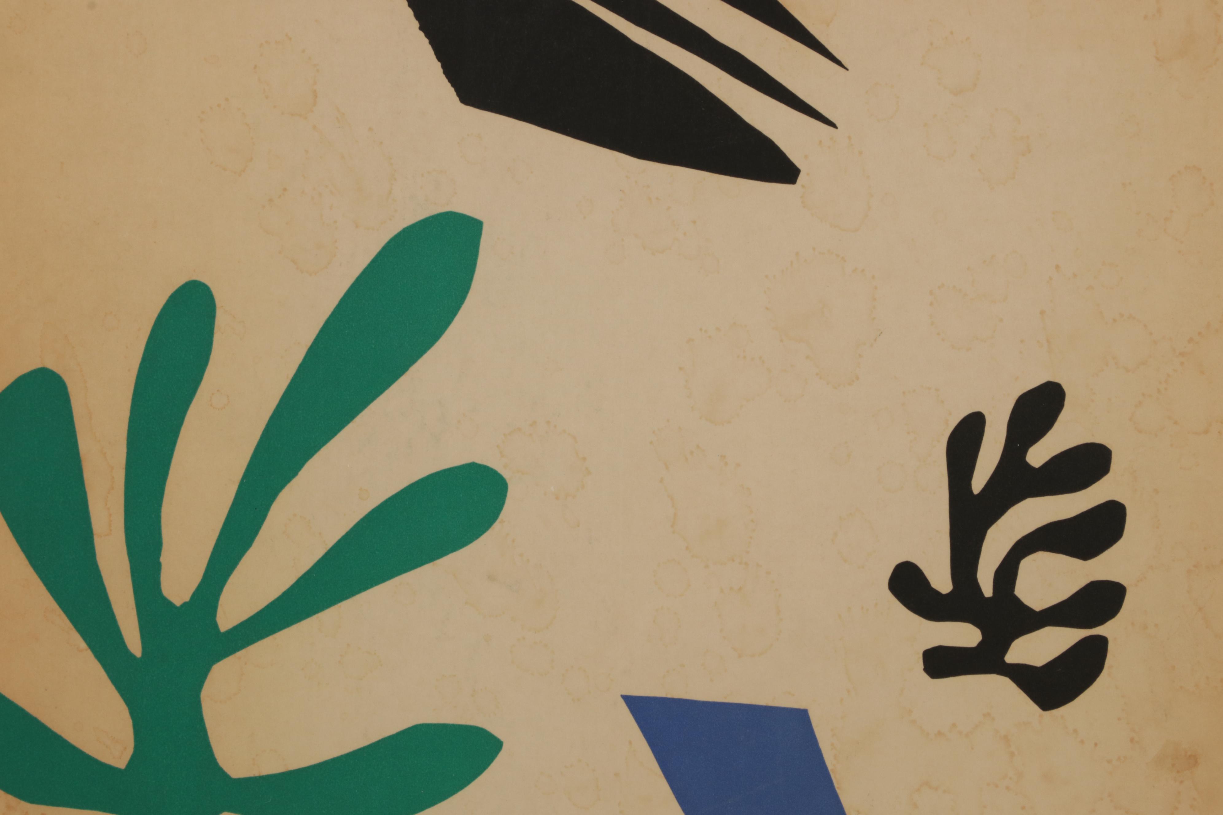 Henri Matisse Color Lithograph From "The Decisive Moment," 1952