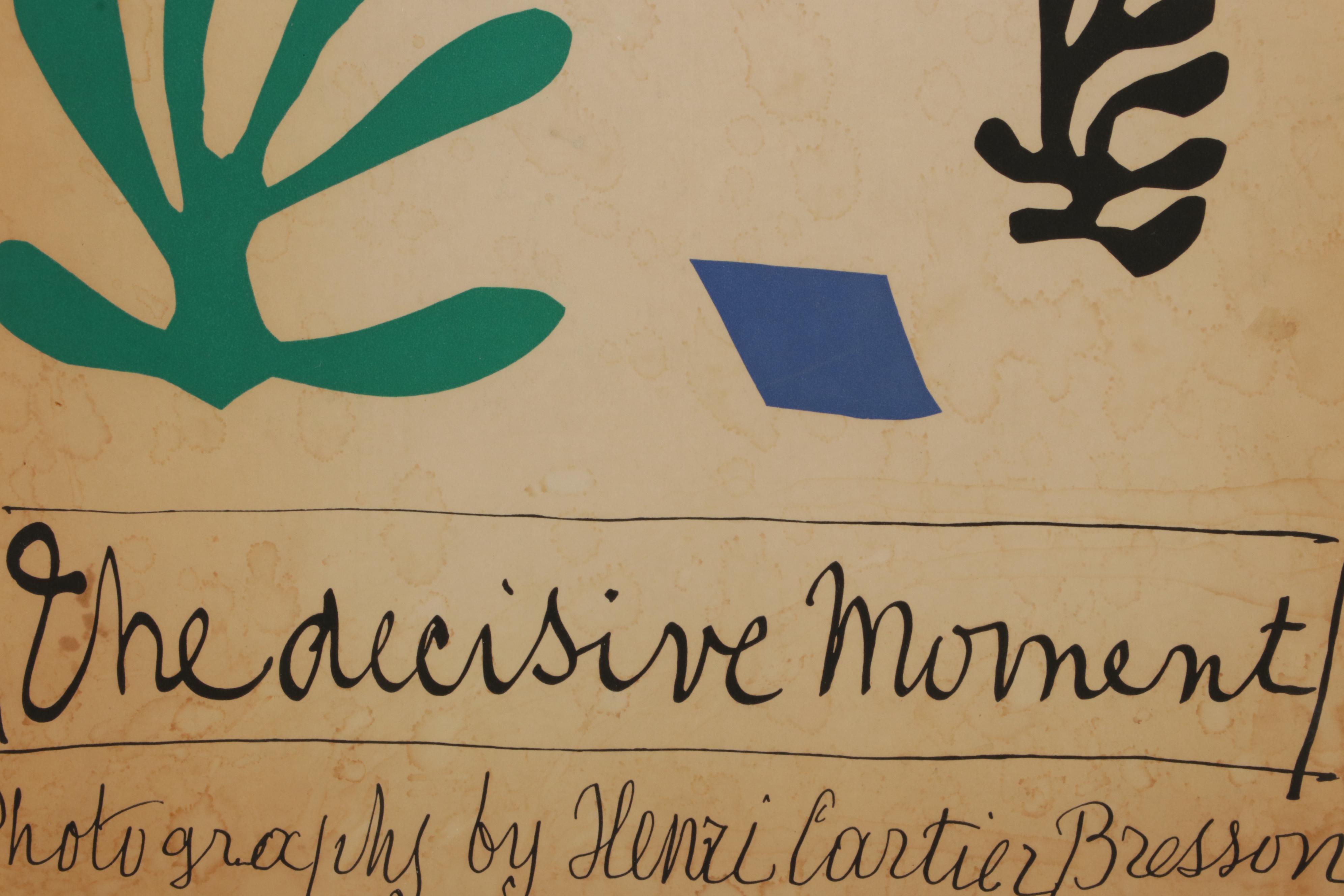 Henri Matisse Color Lithograph From "The Decisive Moment," 1952