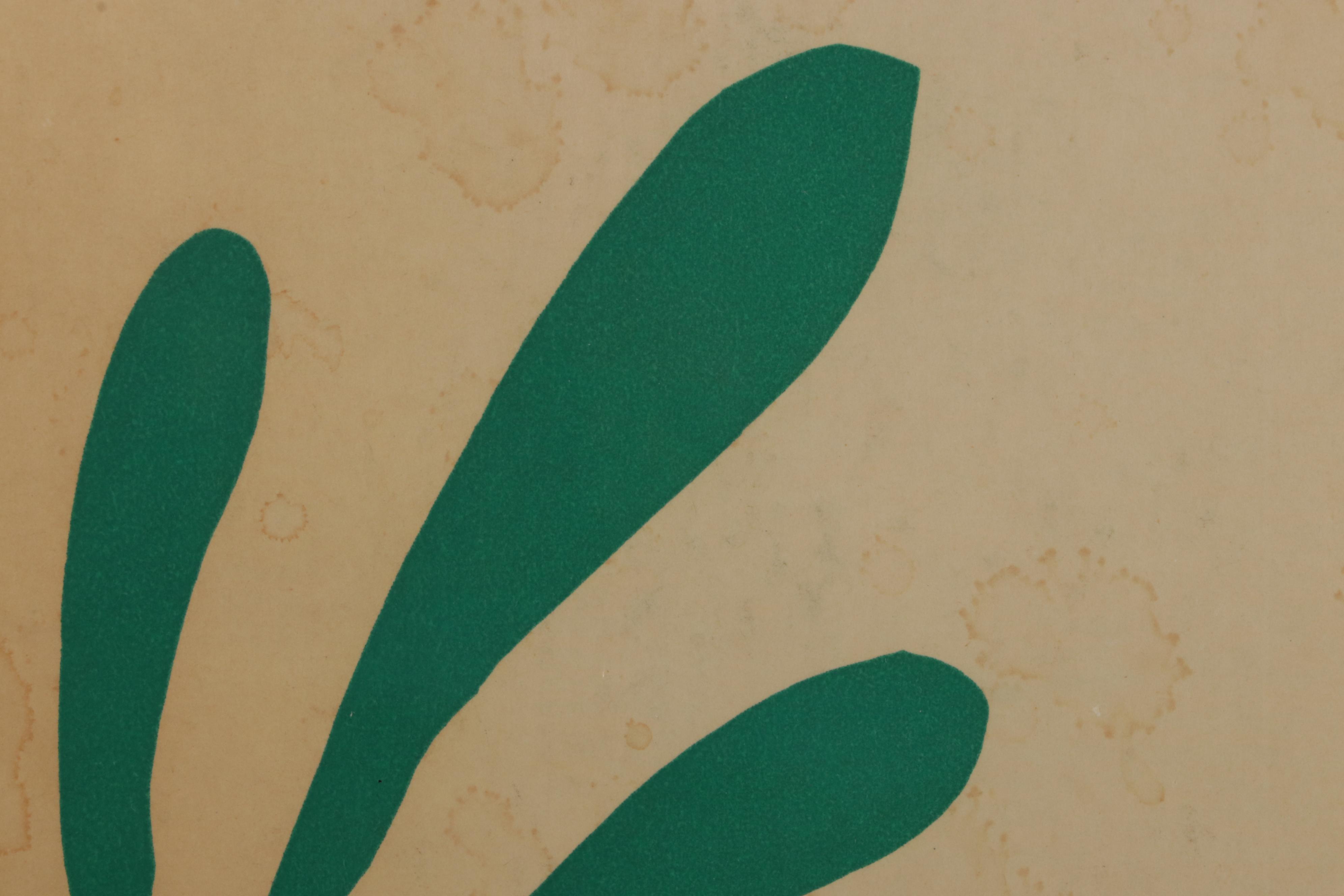 Henri Matisse Color Lithograph From "The Decisive Moment," 1952