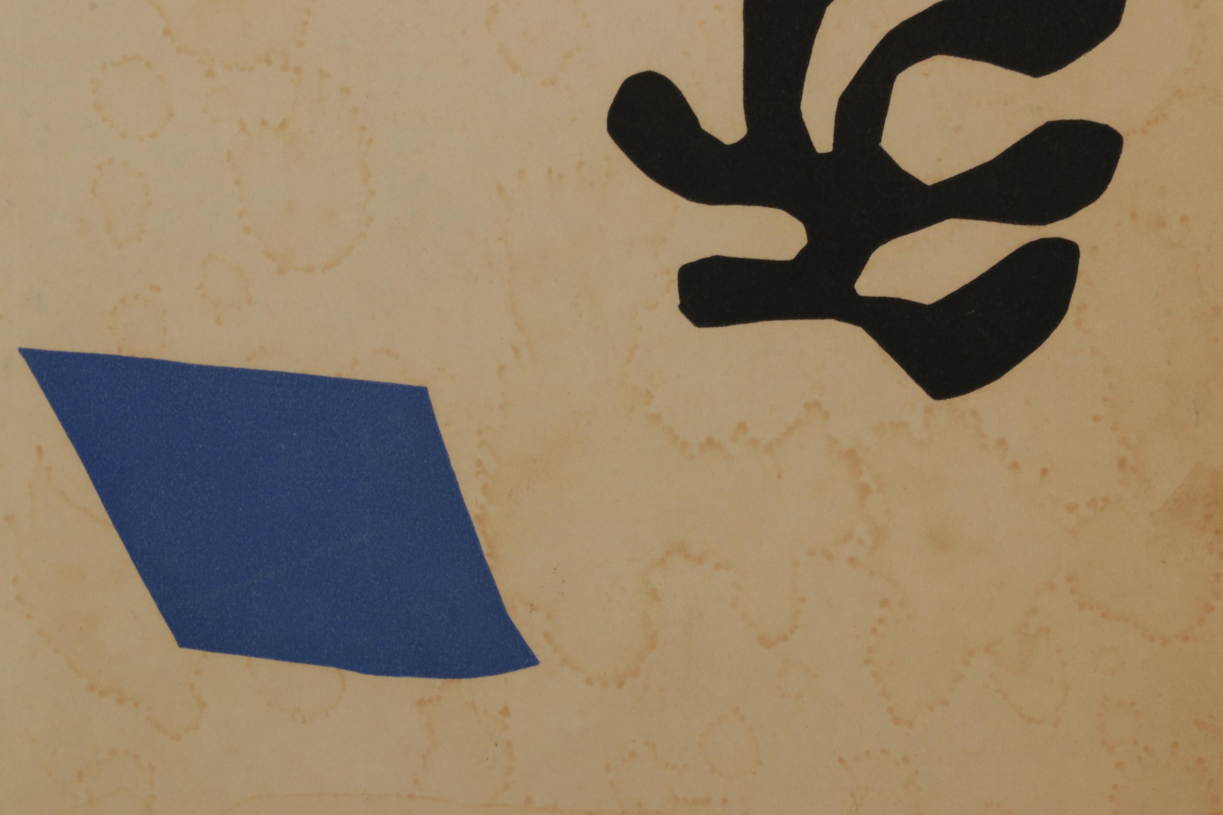 Henri Matisse Color Lithograph From "The Decisive Moment," 1952