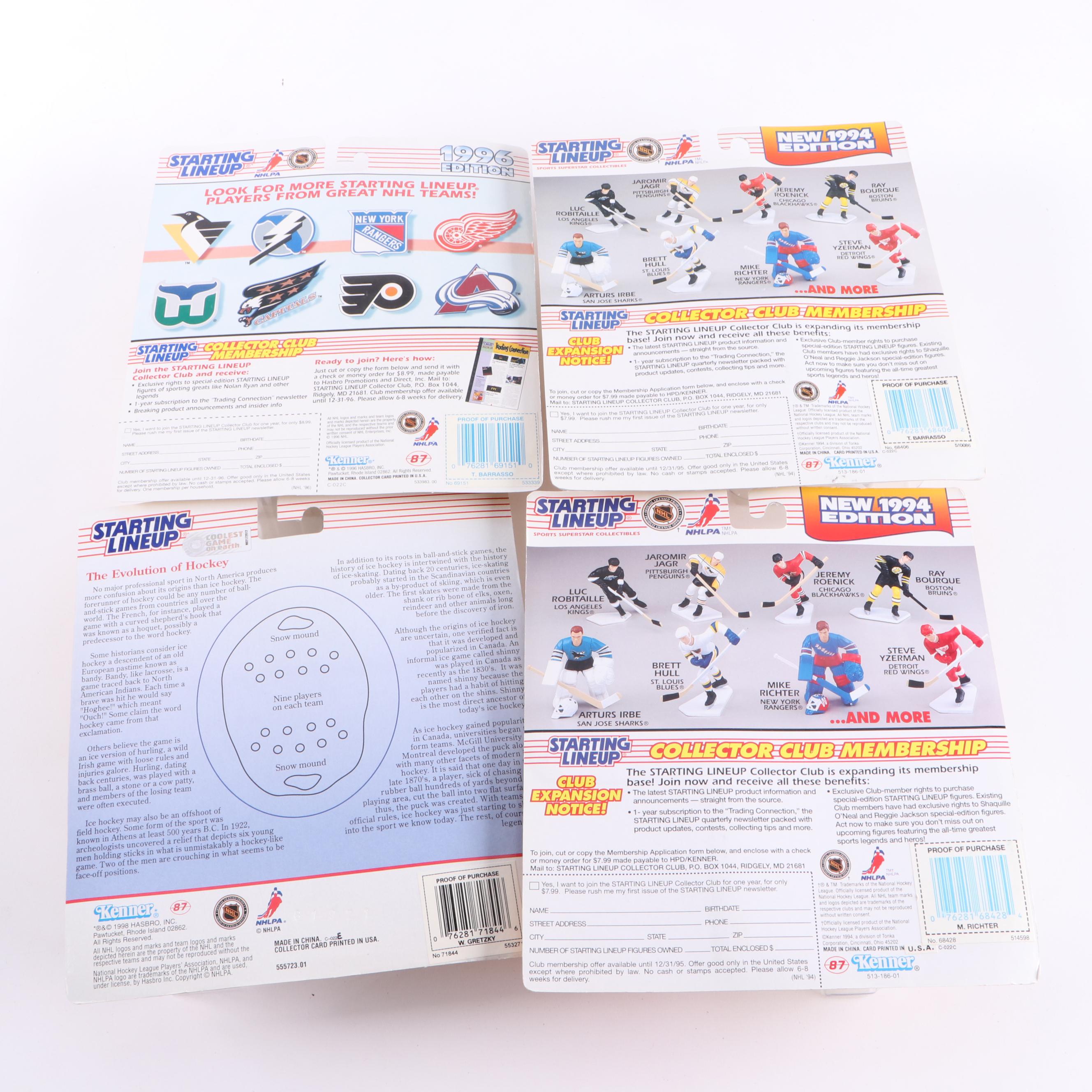 Kenner Starting Lineup Wayne Gretzky and Other NHL Hockey Action Figures