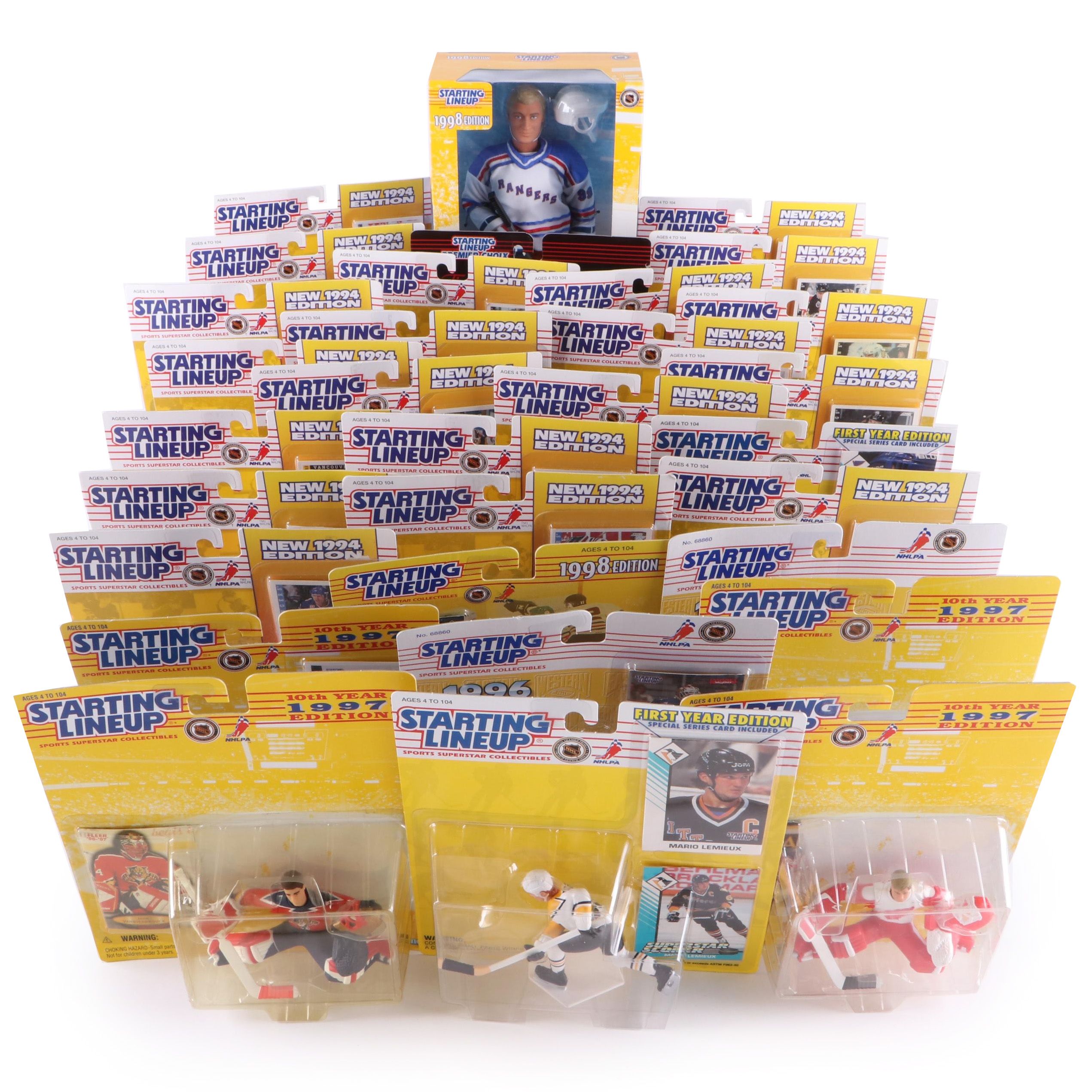 Kenner Starting Lineup Wayne Gretzky and Other NHL Hockey Action Figures