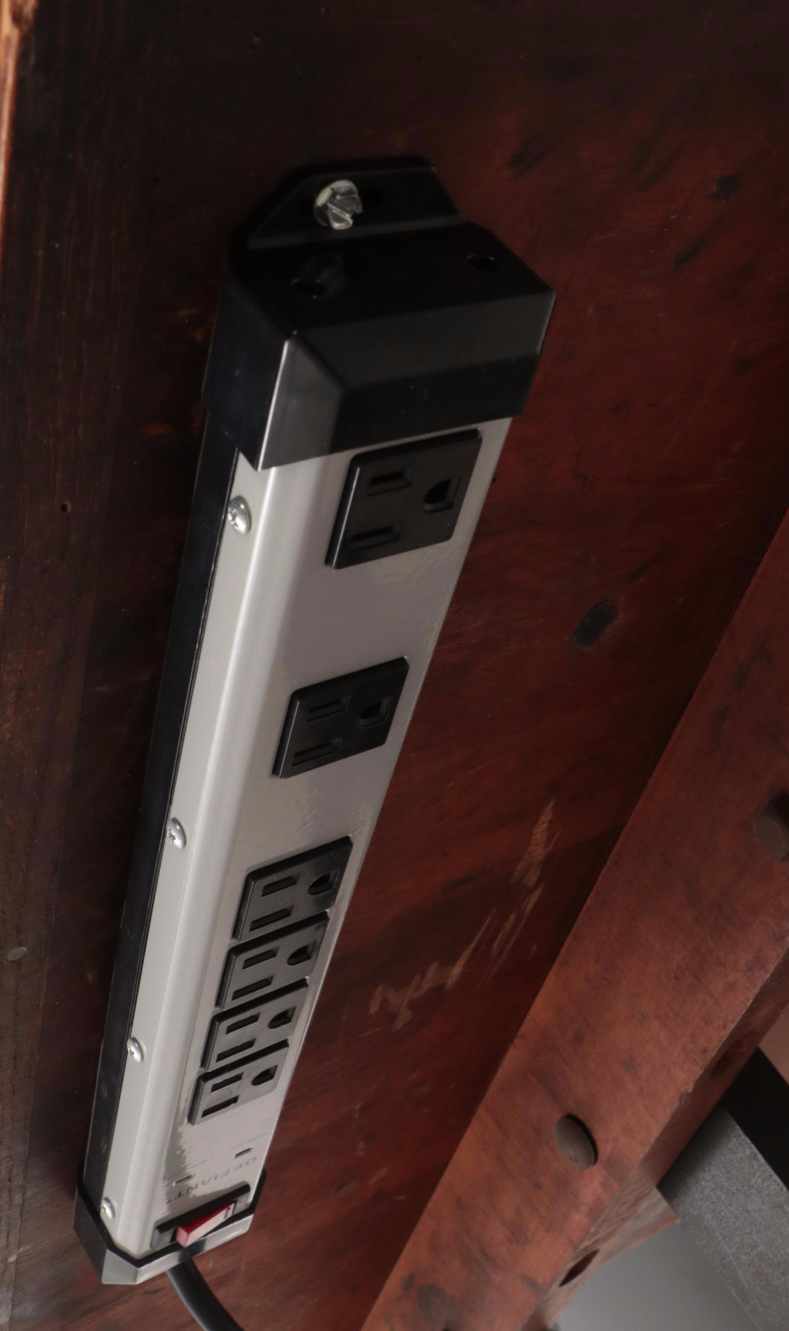 Hamilton Mfg. Co., Drafting Table with Electric Supply