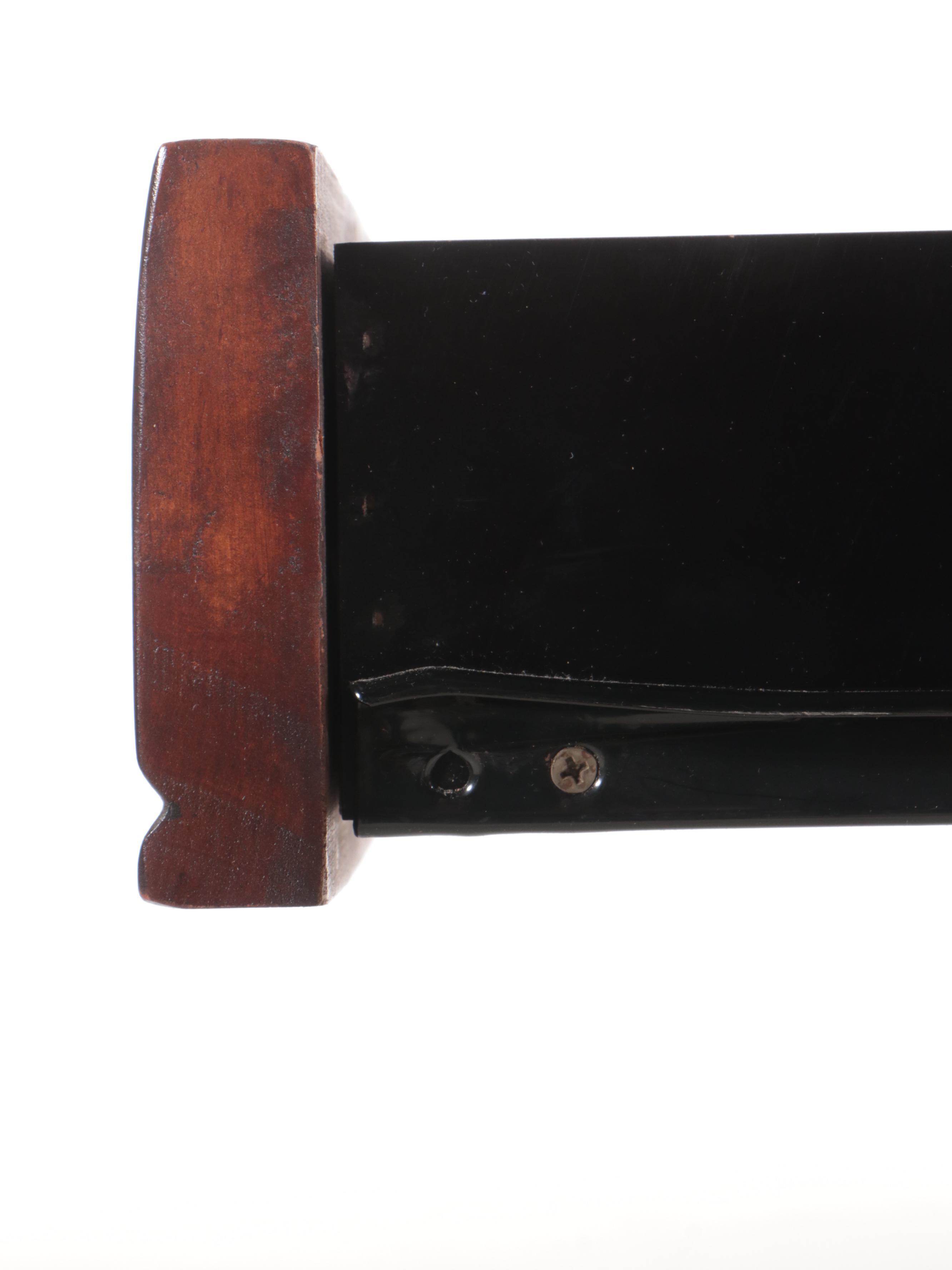 Bombay Company, George IV Style Mahogany Writing Desk with Glass