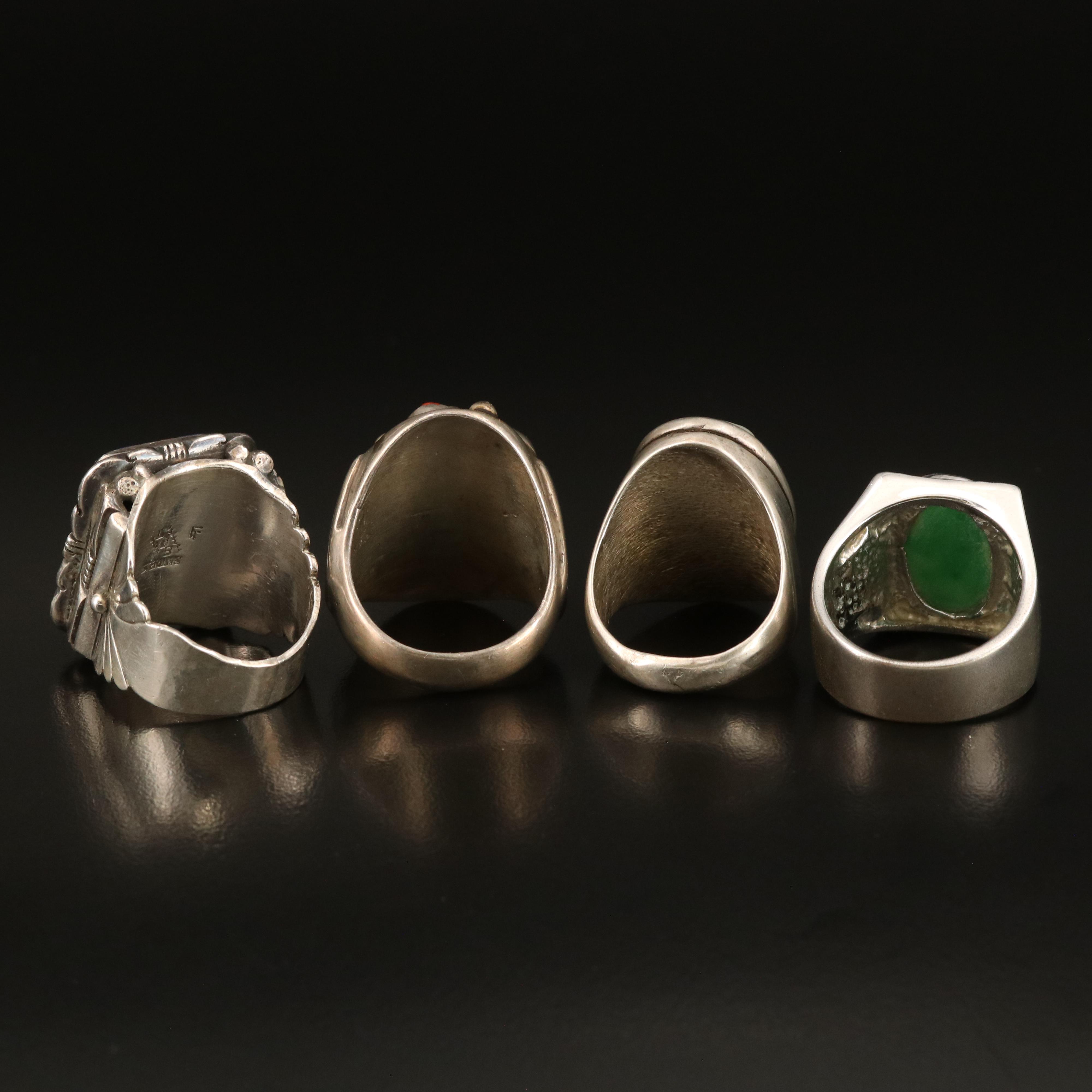 Les Baker Shop Featured in Southwestern Sterling Ring Selection