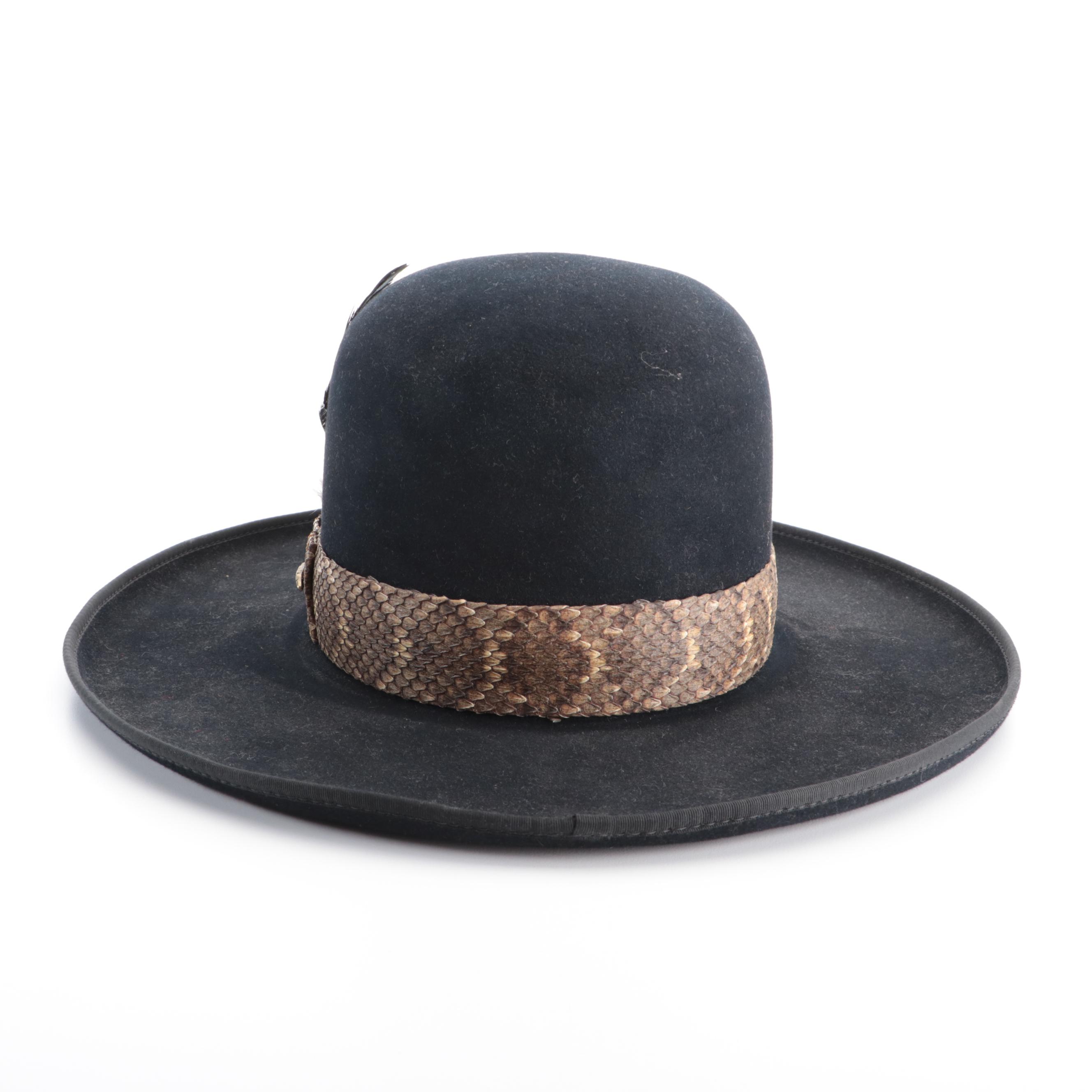 "Big Kenny" Signed Custom Open Crown Bushman Hat Worn on Album Cover