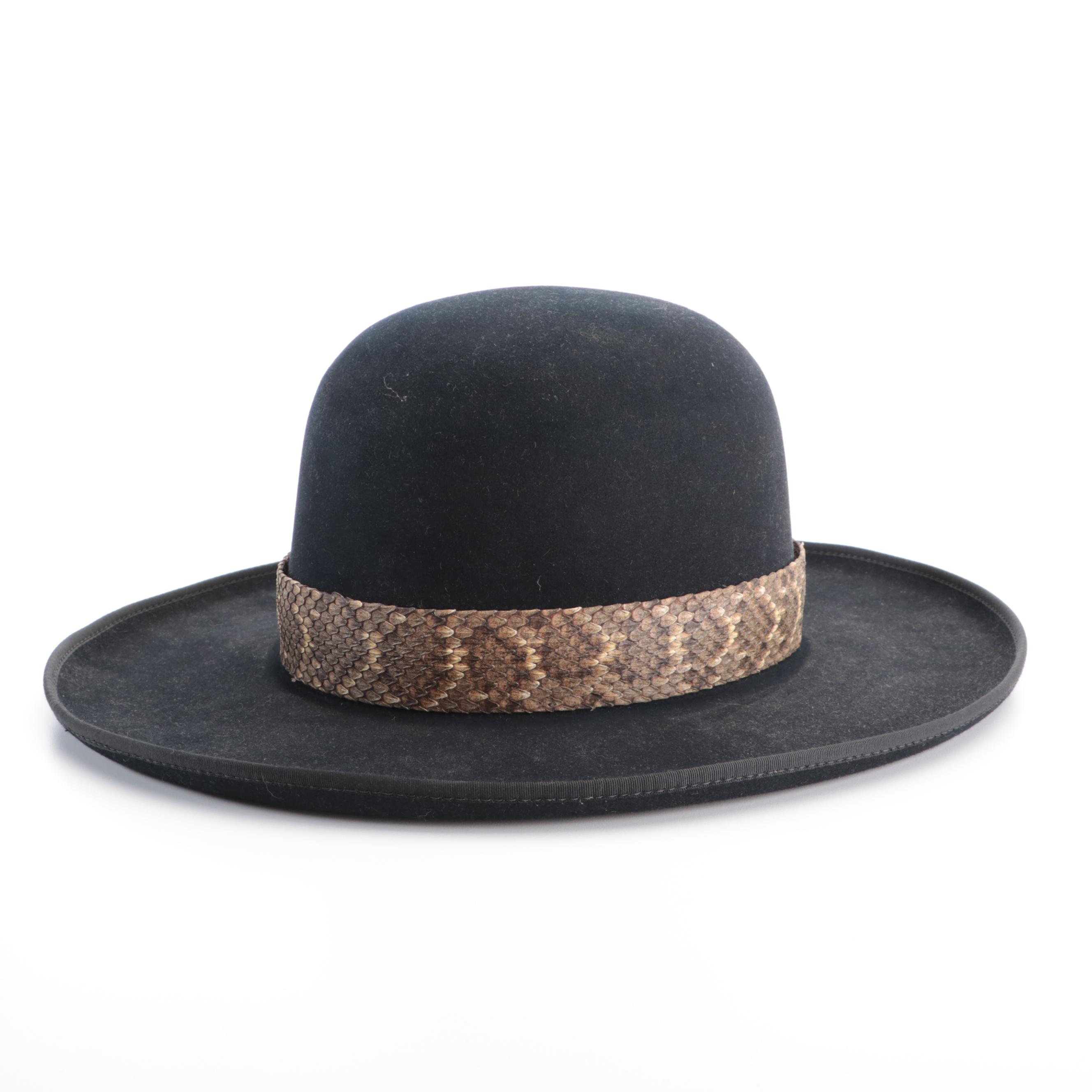 "Big Kenny" Signed Custom Open Crown Bushman Hat Worn on Album Cover