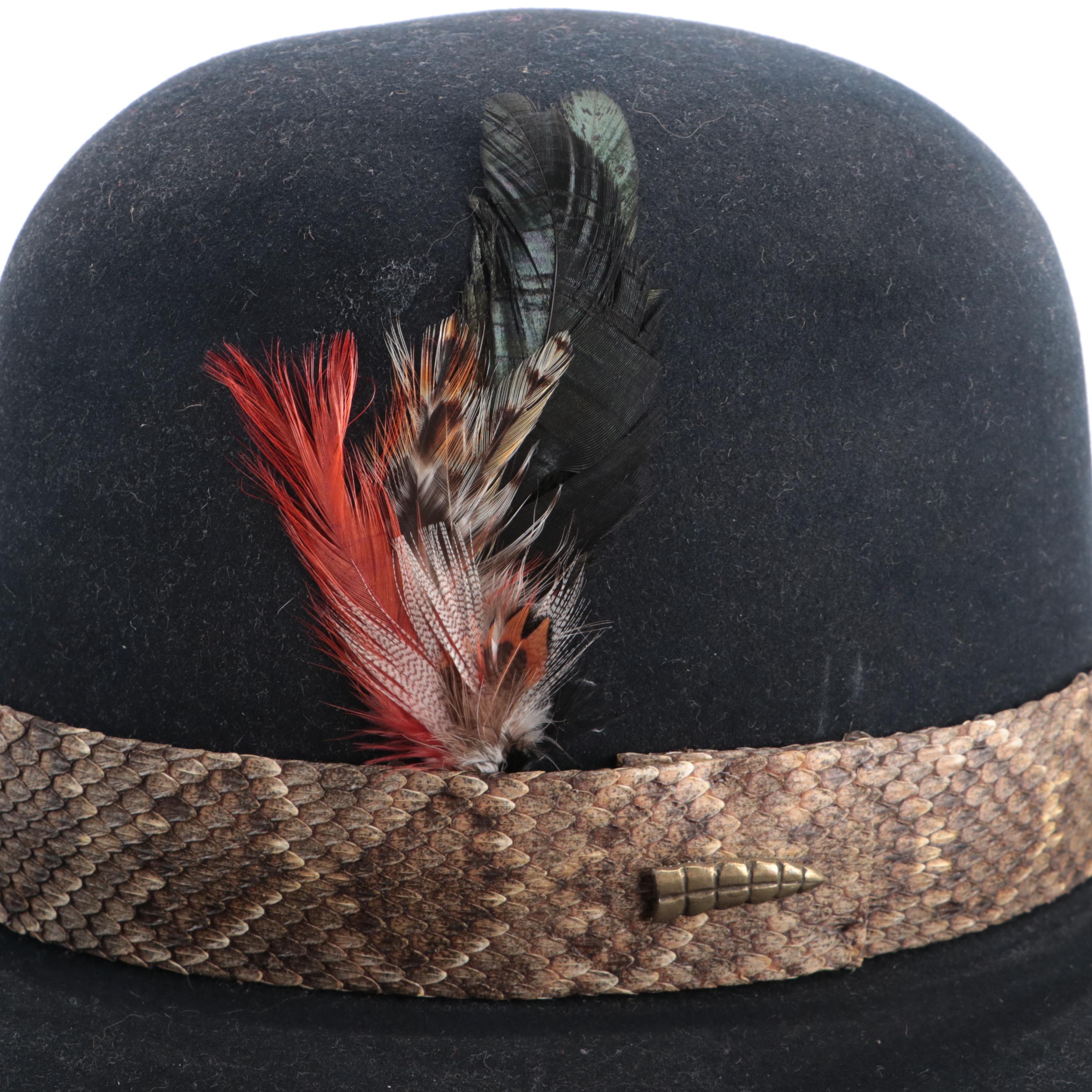 "Big Kenny" Signed Custom Open Crown Bushman Hat Worn on Album Cover