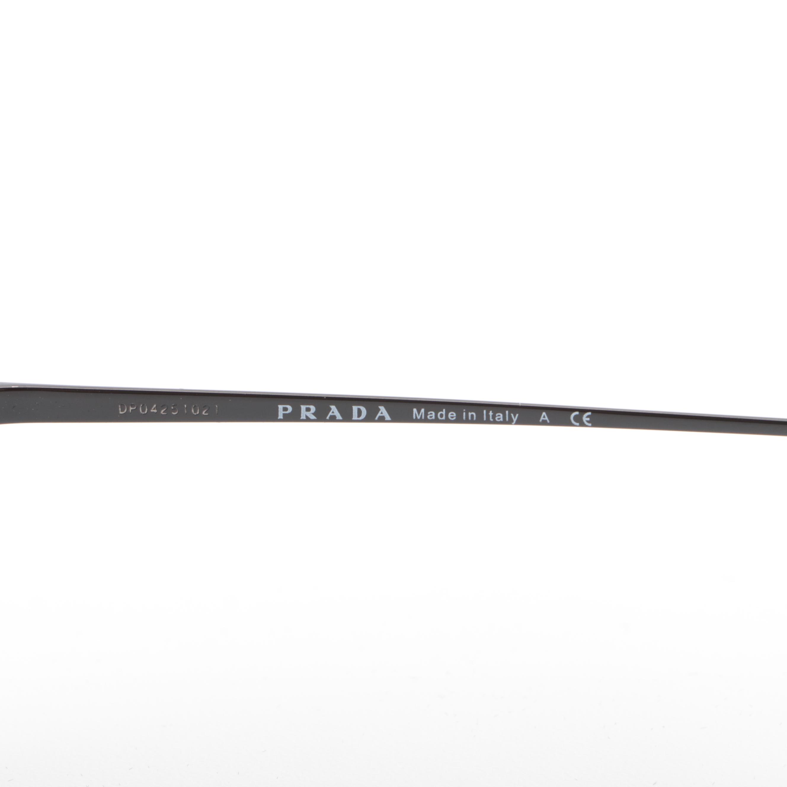 Prada SPR50V Catwalk Collection Sunglasses with Case and Box