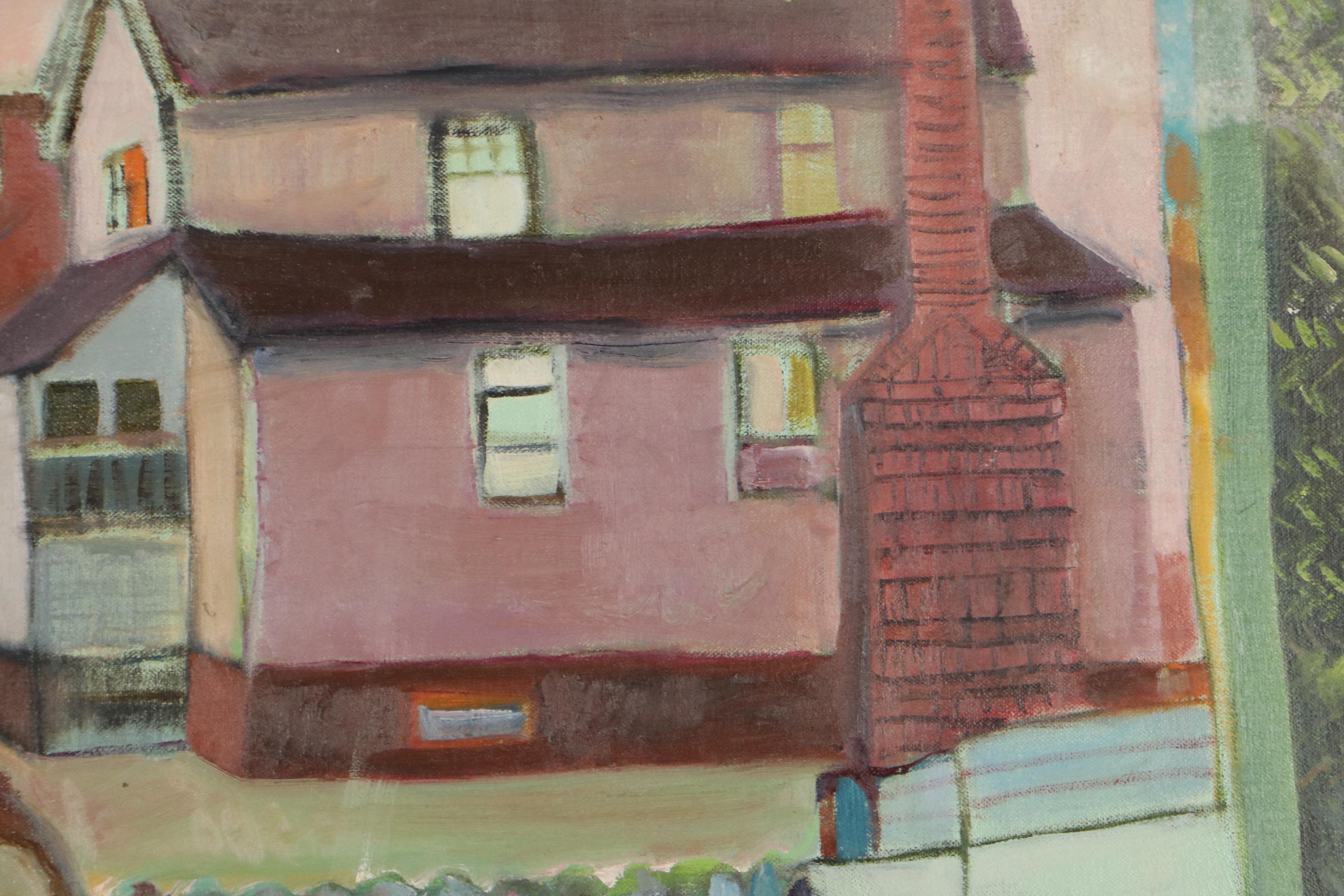 Marion Maas Oil Painting of Seated Figure