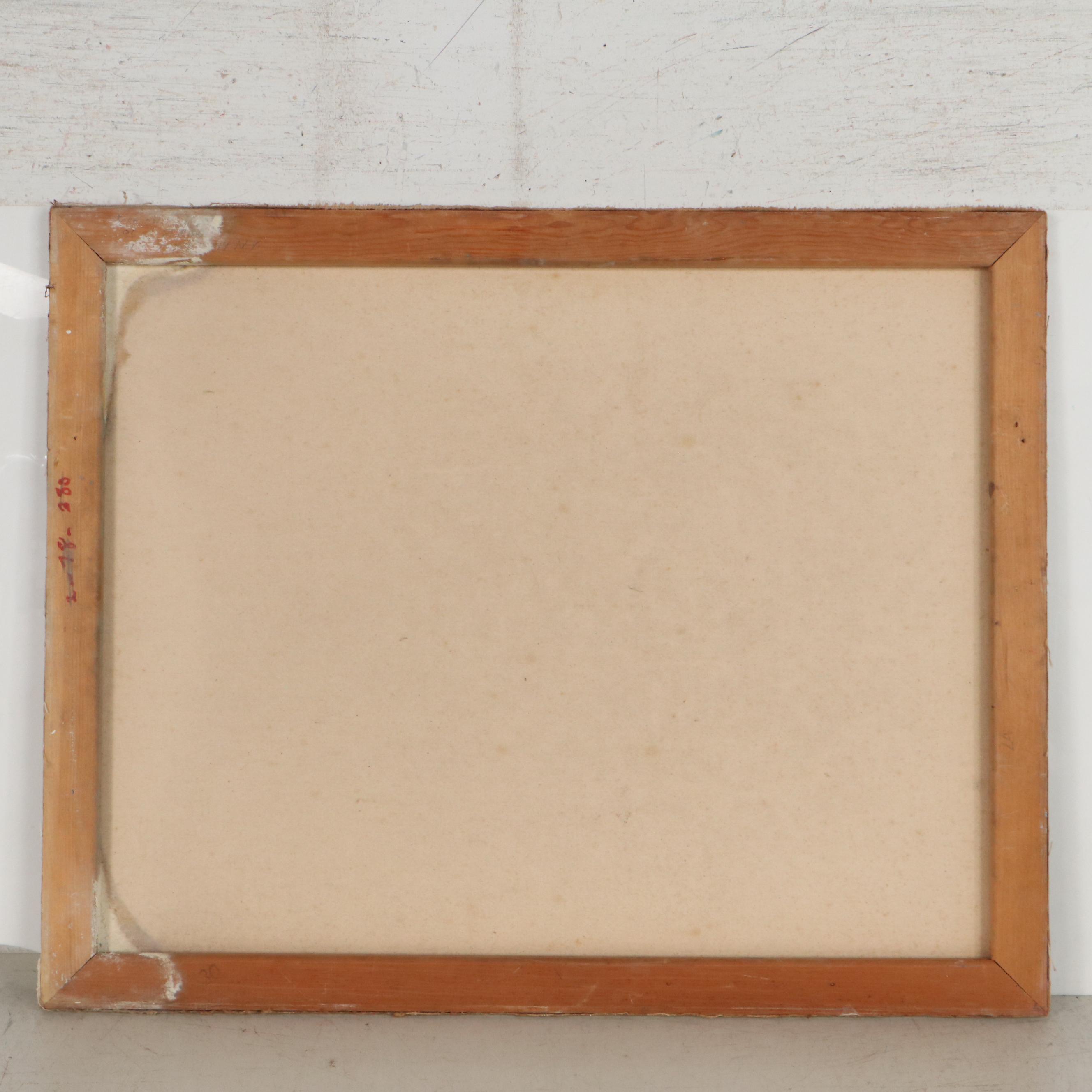 Marion Maas Oil Painting of Seated Figure