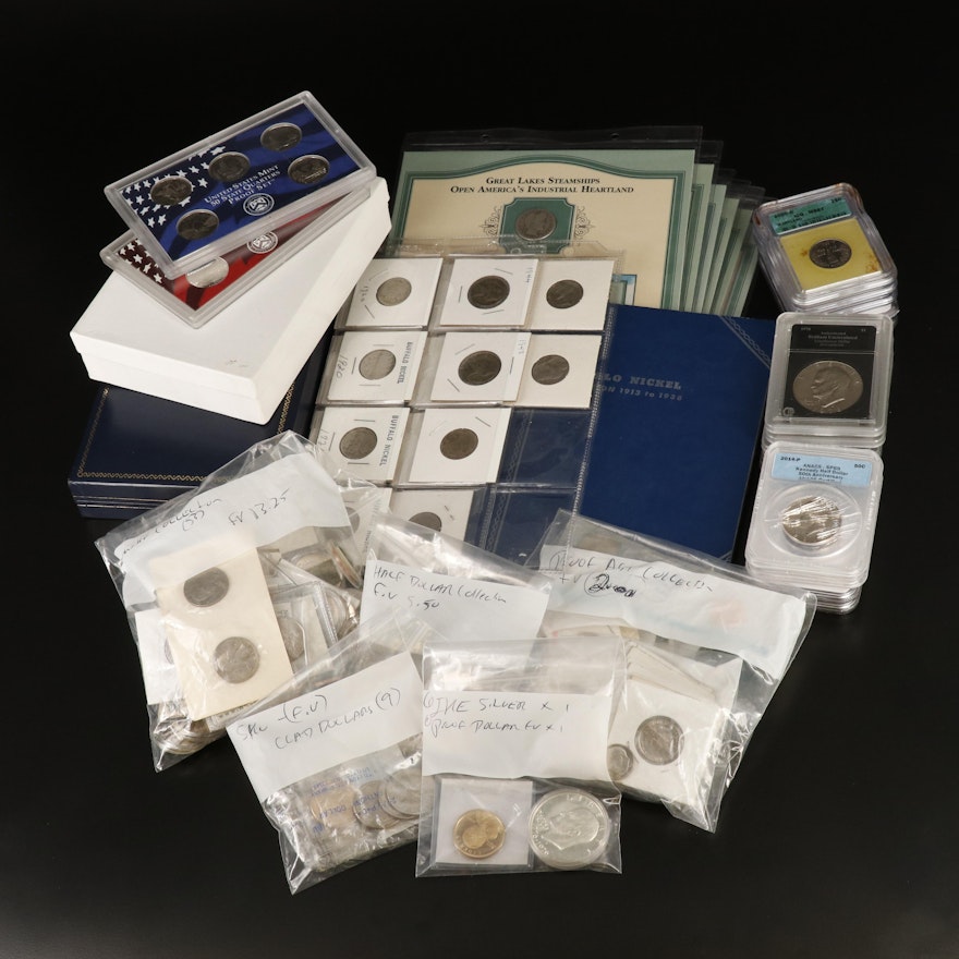 Collection of Mostly Modern United States Coins