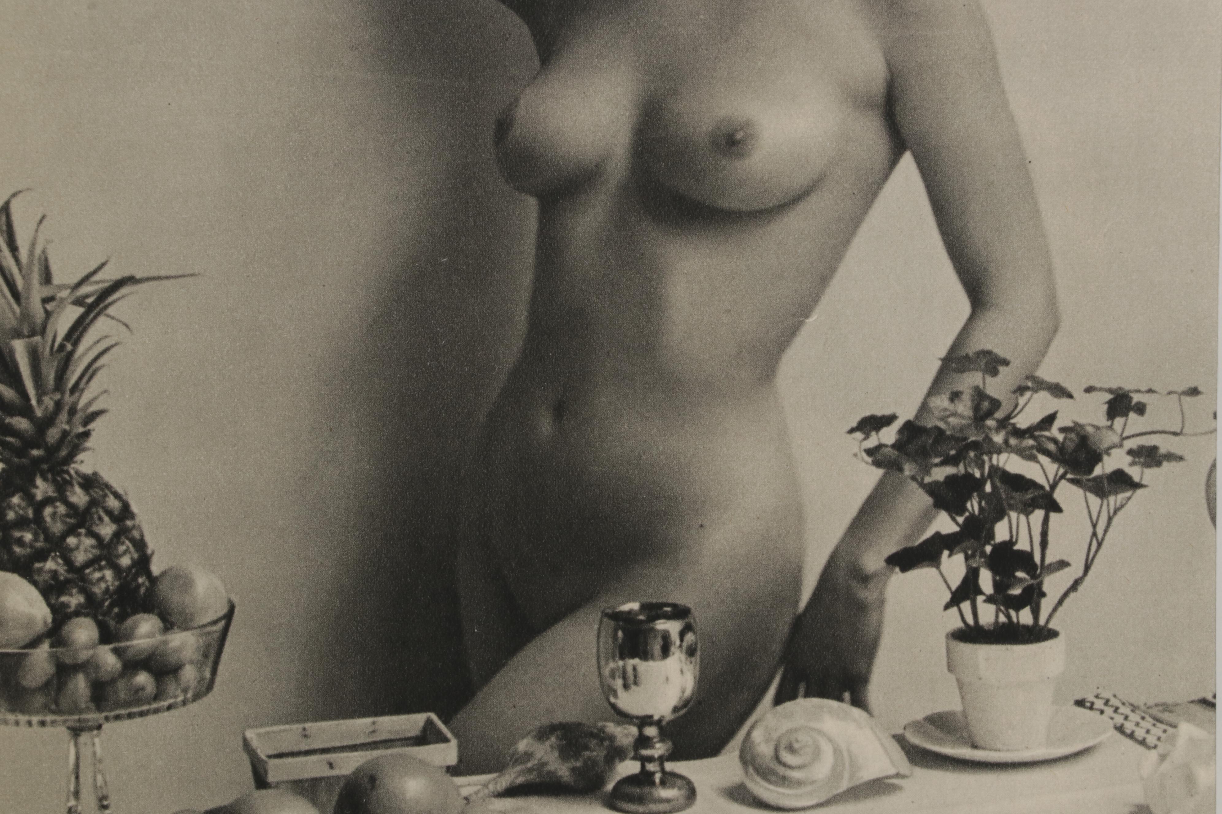 André de Dienes Bettie Page Nude Portrait Rotogravure From "Nus," 1949