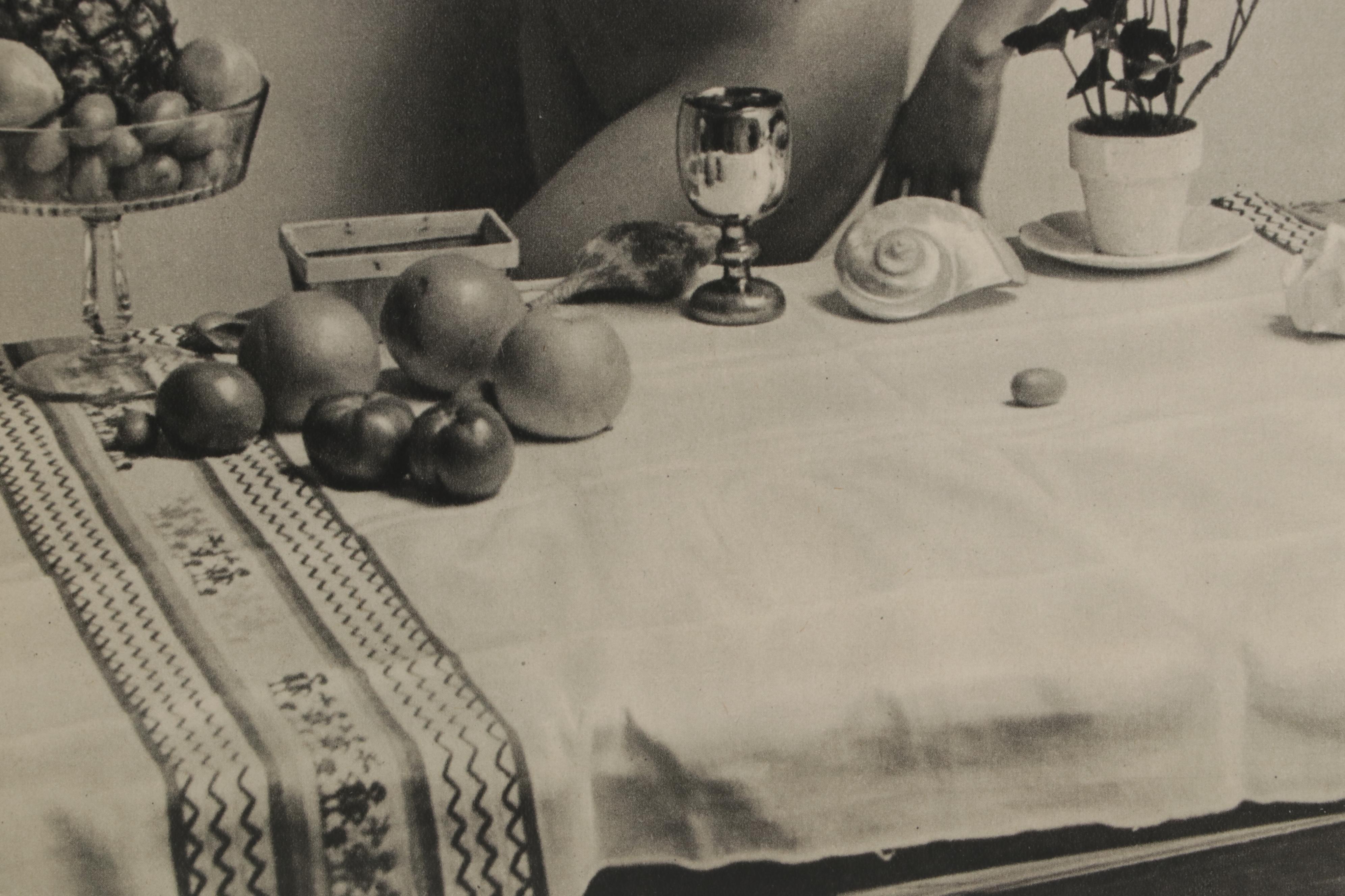 André de Dienes Bettie Page Nude Portrait Rotogravure From "Nus," 1949