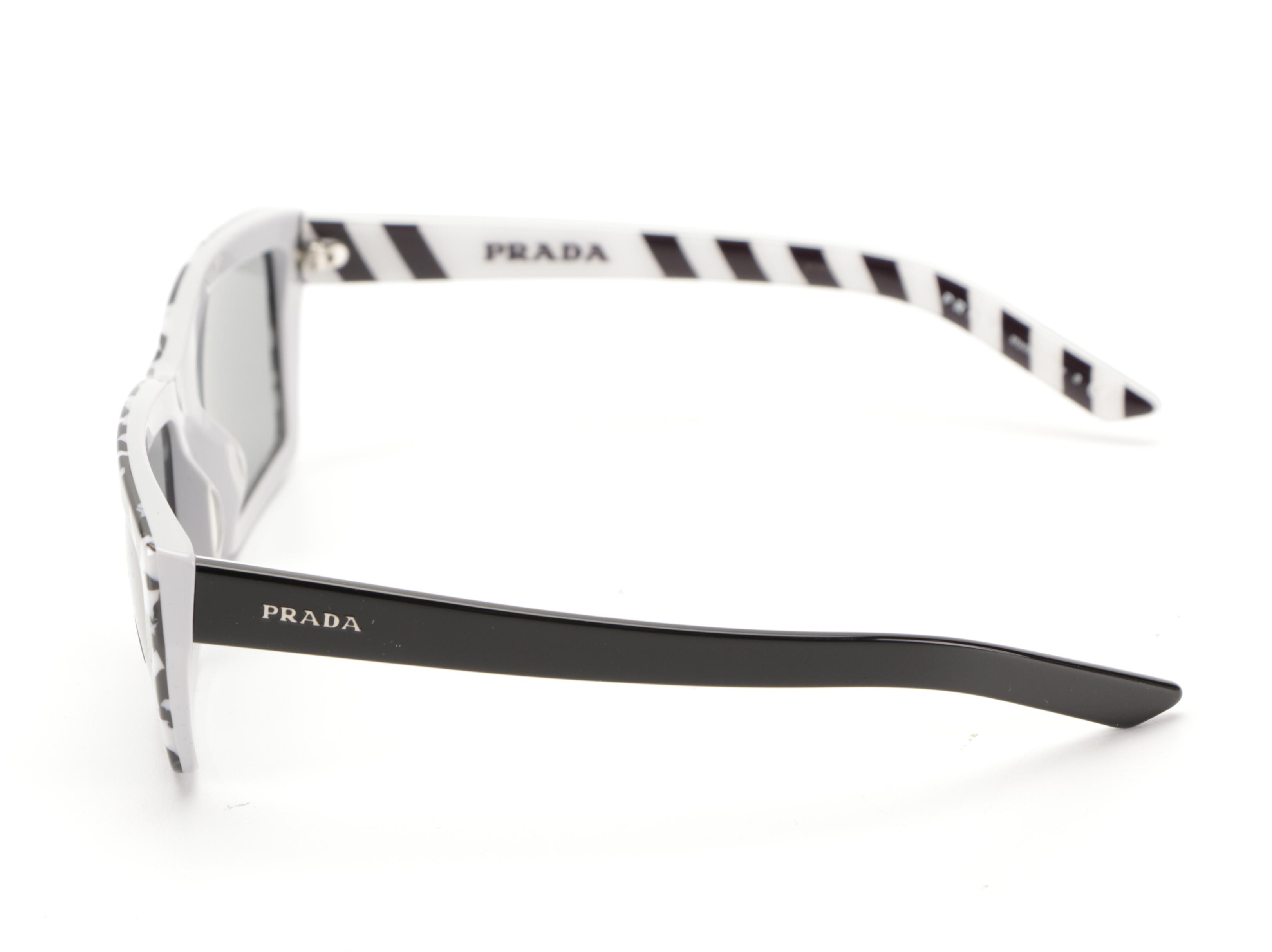 Prada SPR 04X Browline Sunglasses with Case and Box