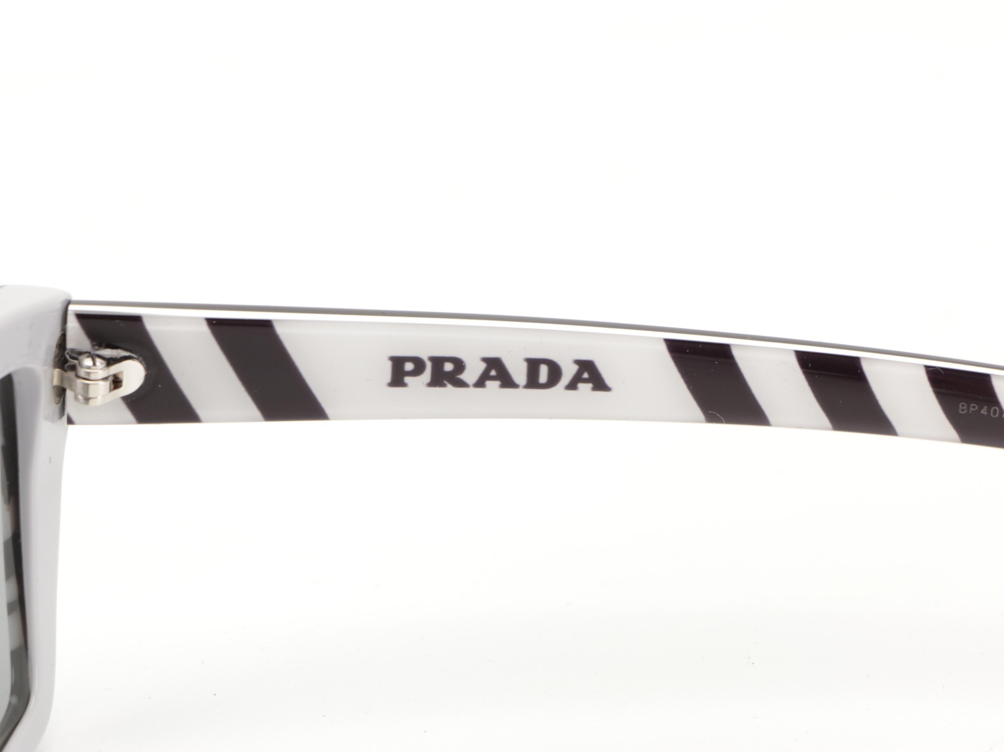 Prada SPR 04X Browline Sunglasses with Case and Box