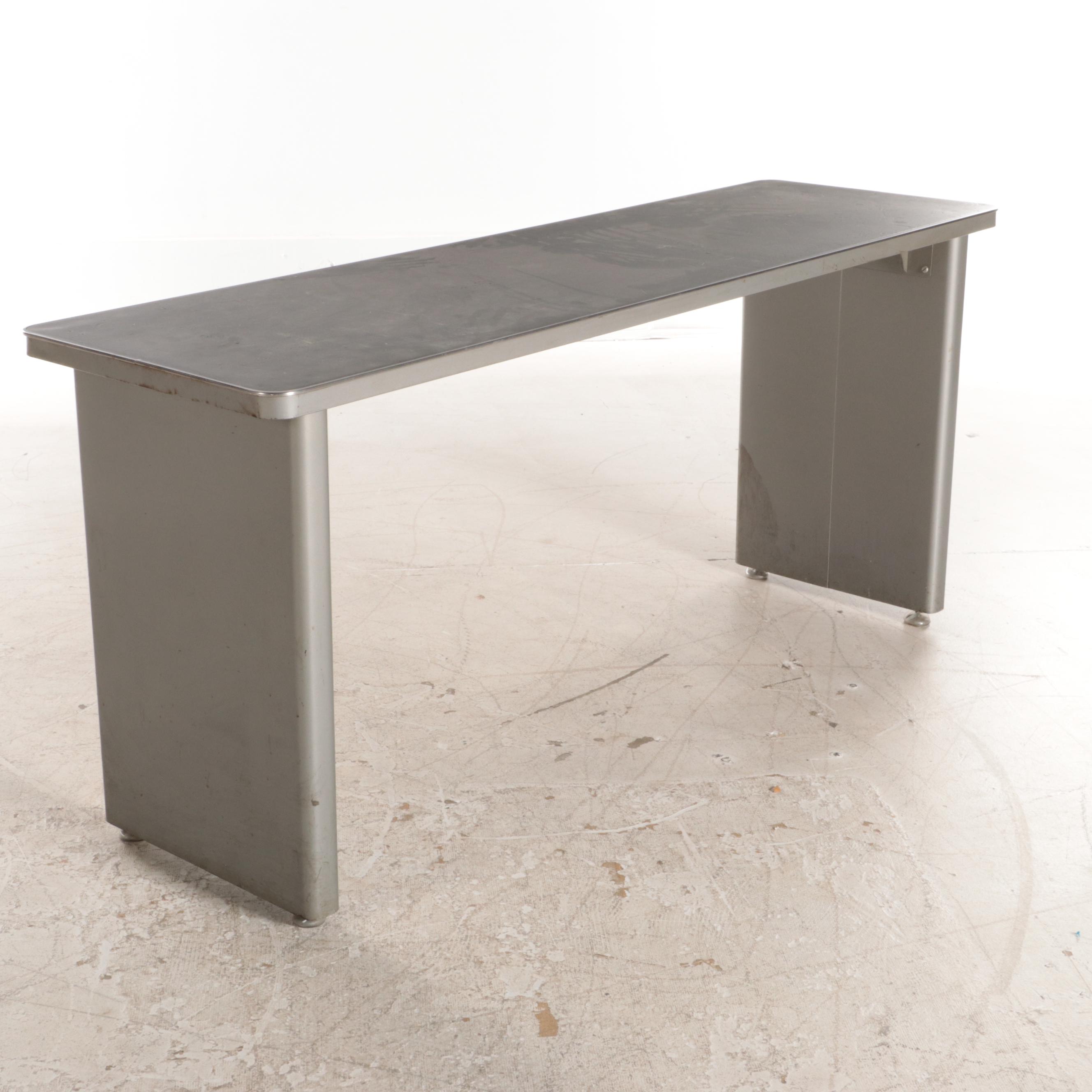 Invincible Office Furniture Console Table Plus Steelcase Armchair