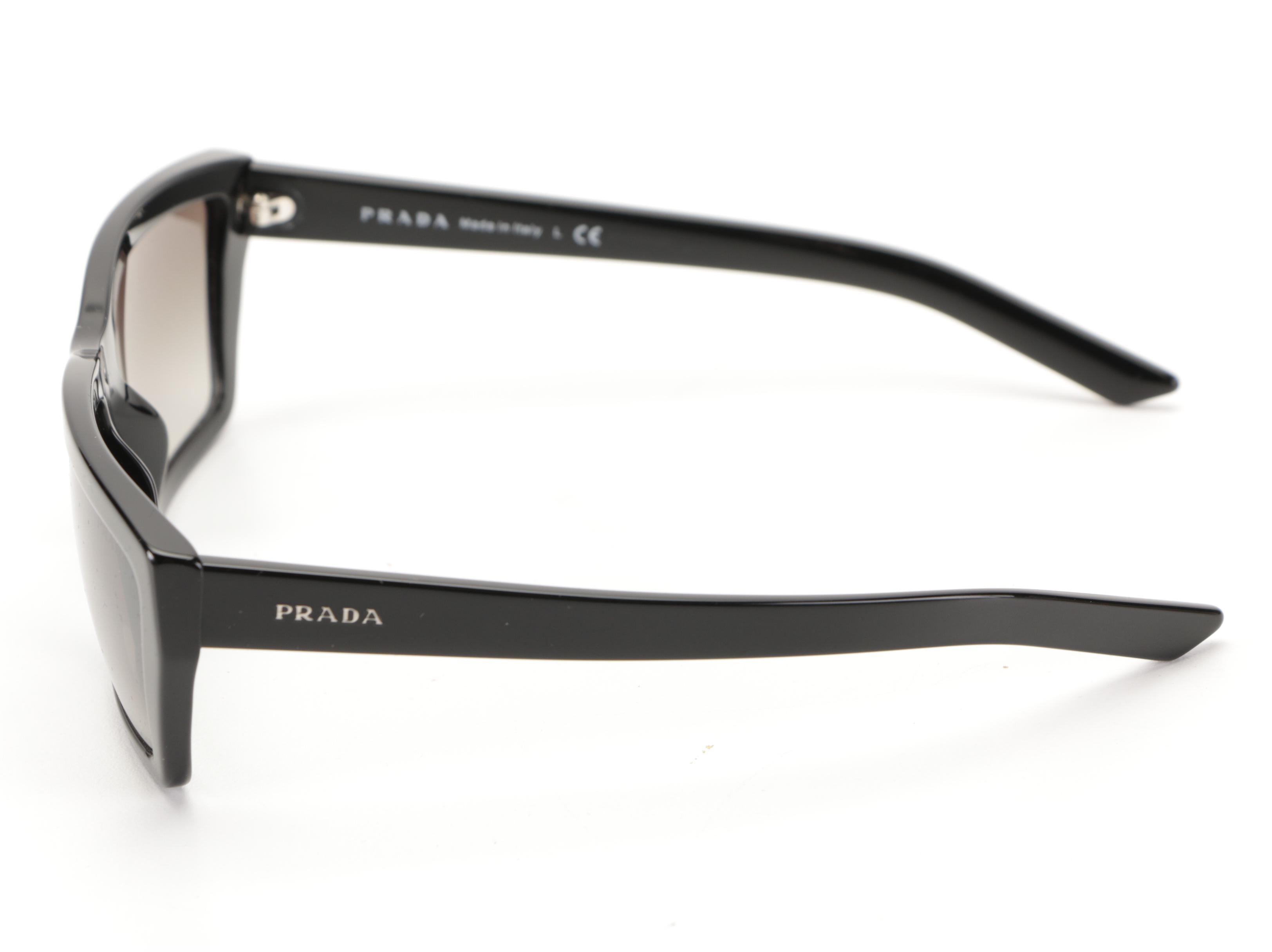 Prada SPR 04V Browline Sunglasses with Case and Box