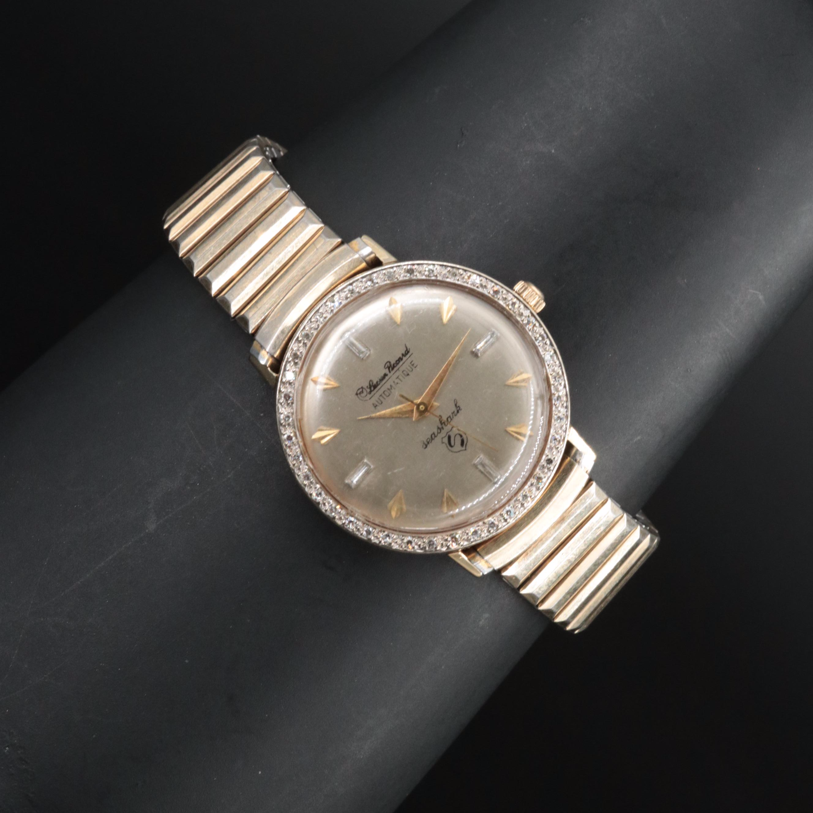 14K Lucien Piccard Seashark Automatique Watch