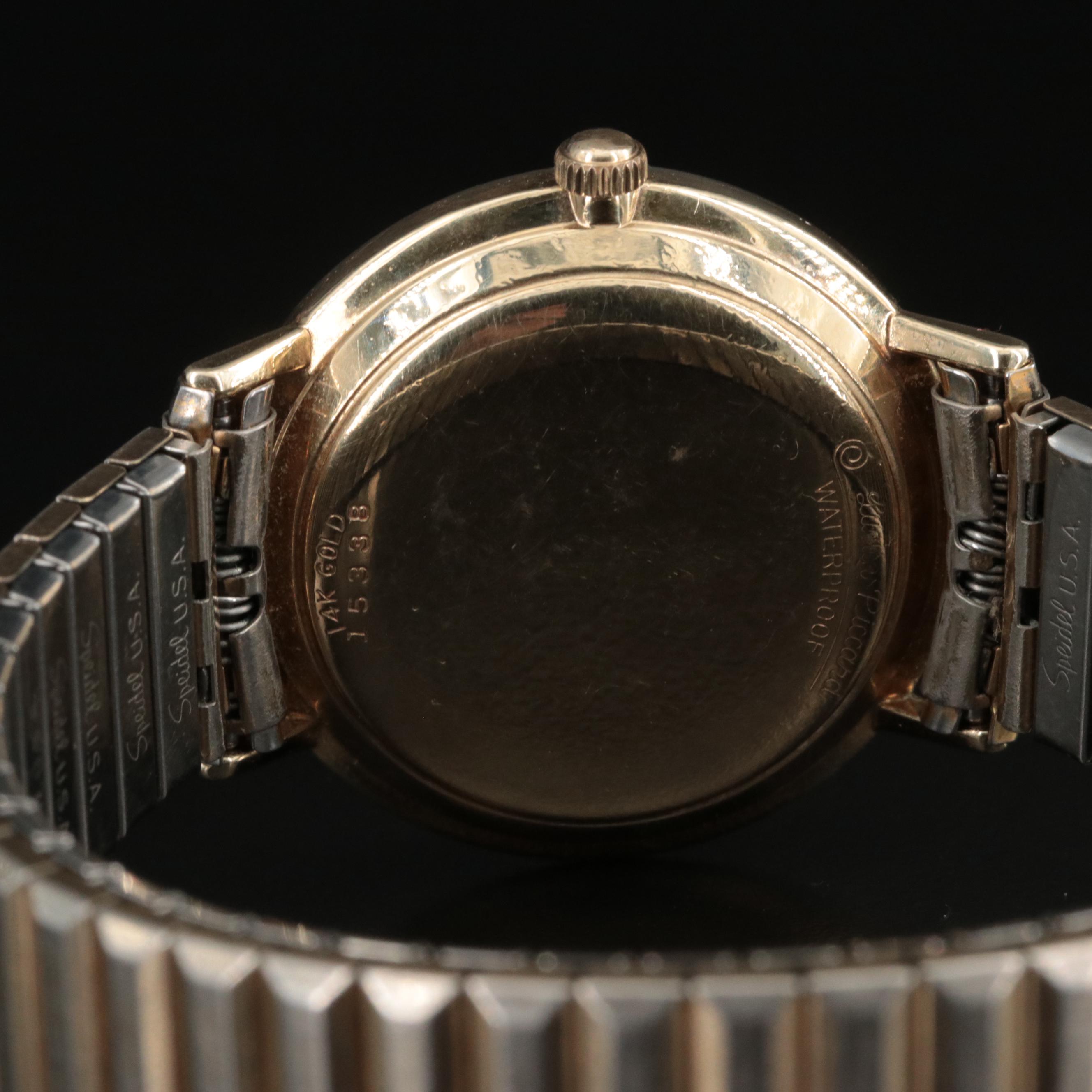 14K Lucien Piccard Seashark Automatique Watch