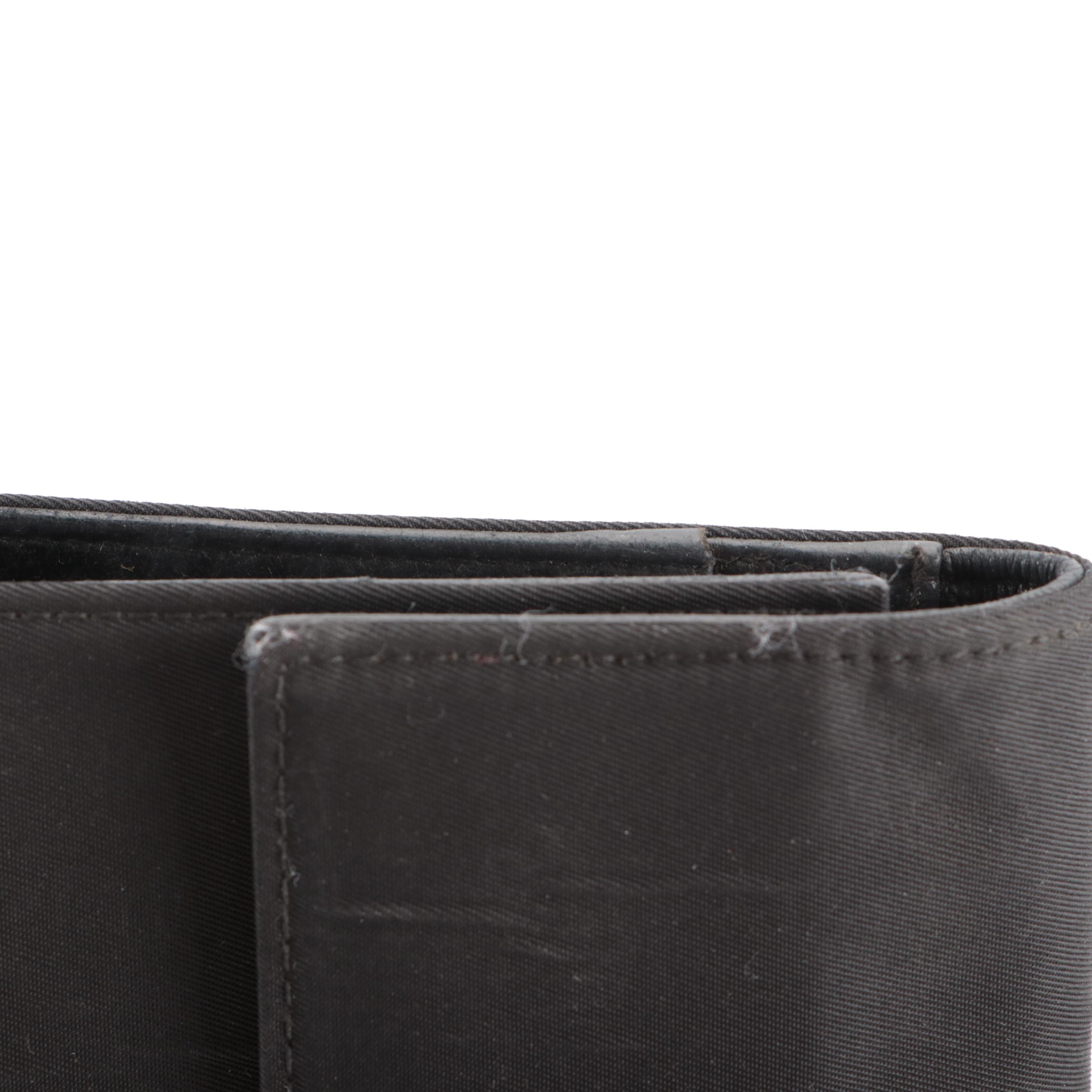 Prada Agenda Cover in Black Tessuto Nylon and Goatskin