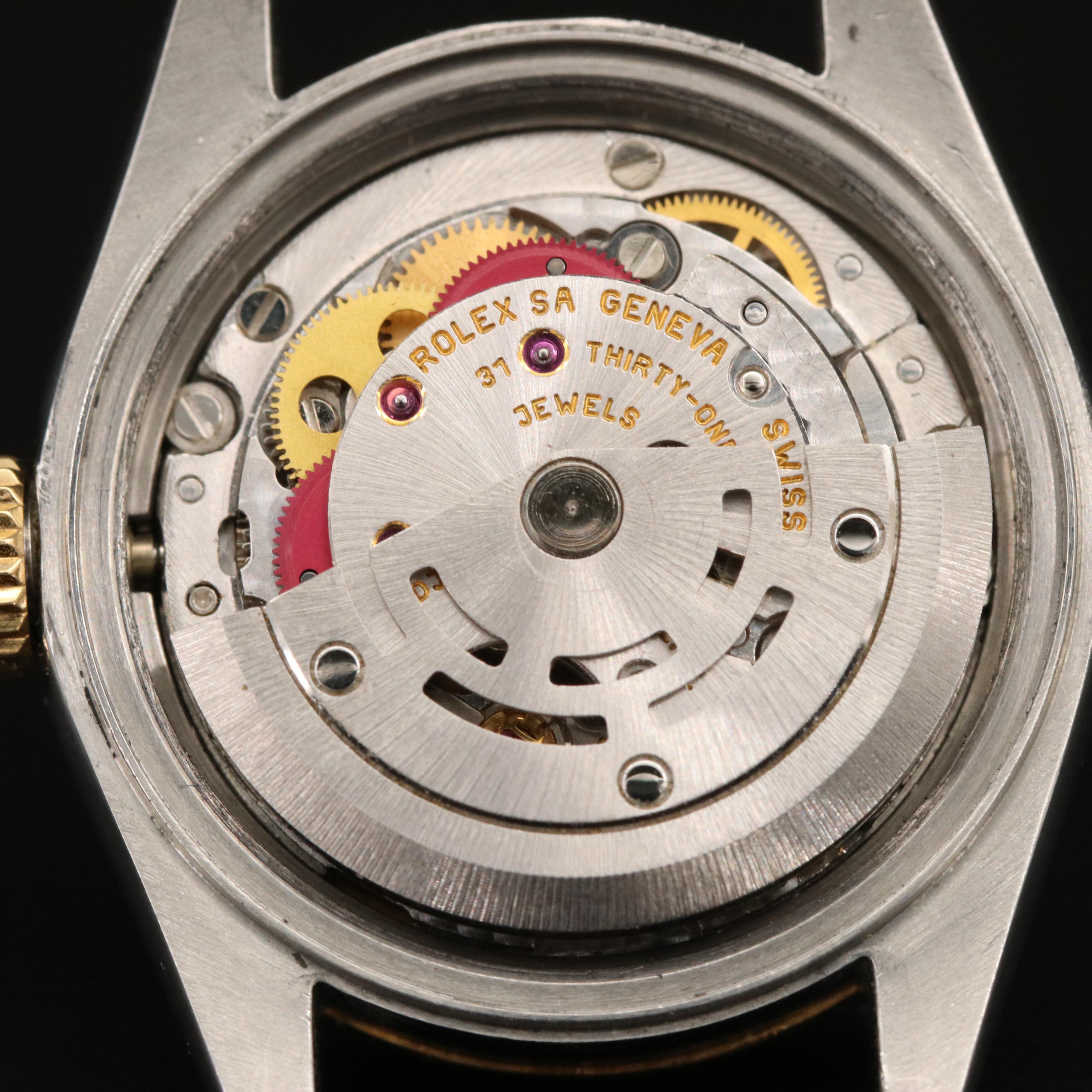 1999 Rolex Stainless Steel and 18K Oyster Perpetual Datejust Watch