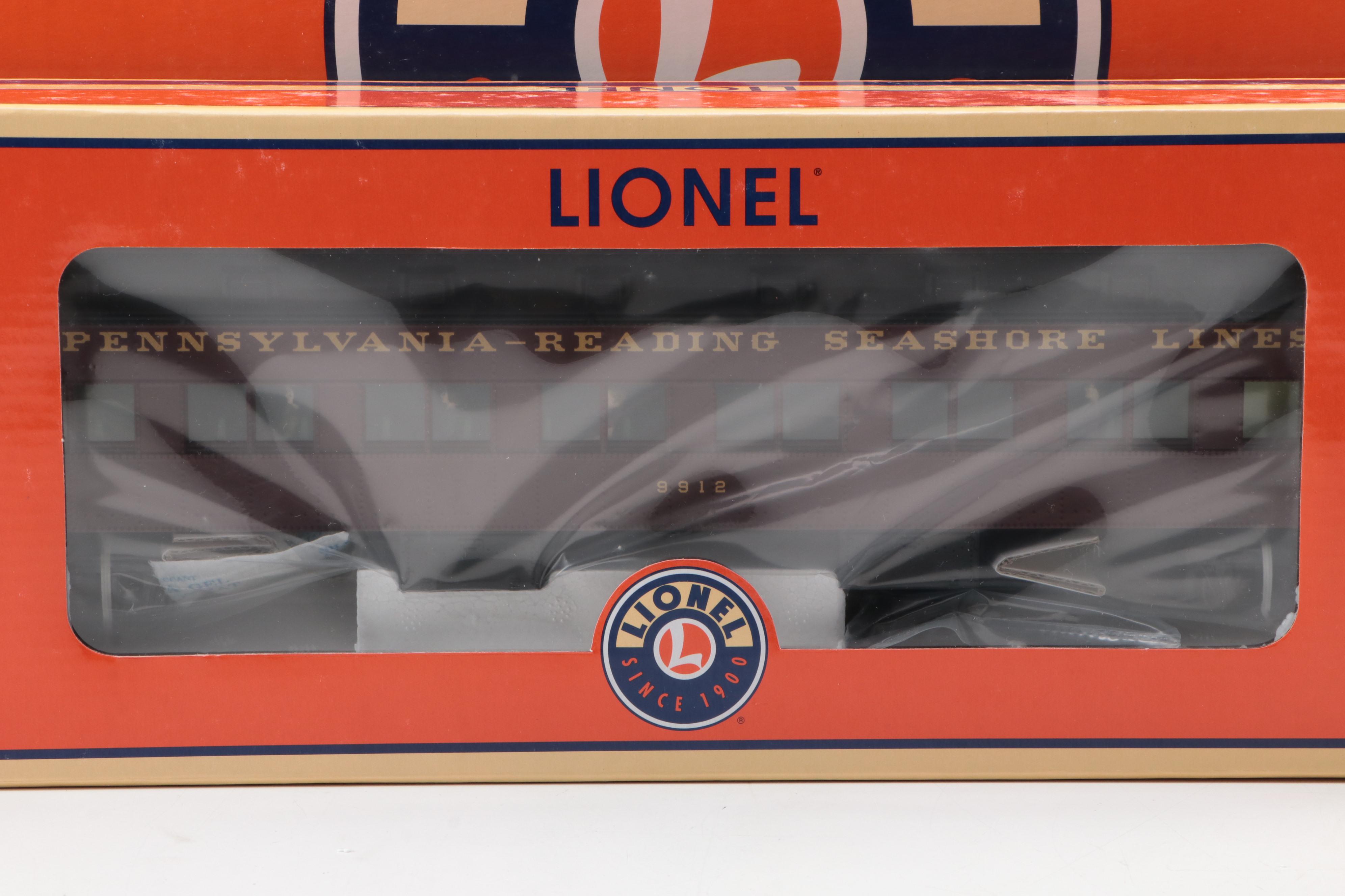 Lionel Pennsylvania-Reading Seashore Heavyweight Diecast Coach Cars