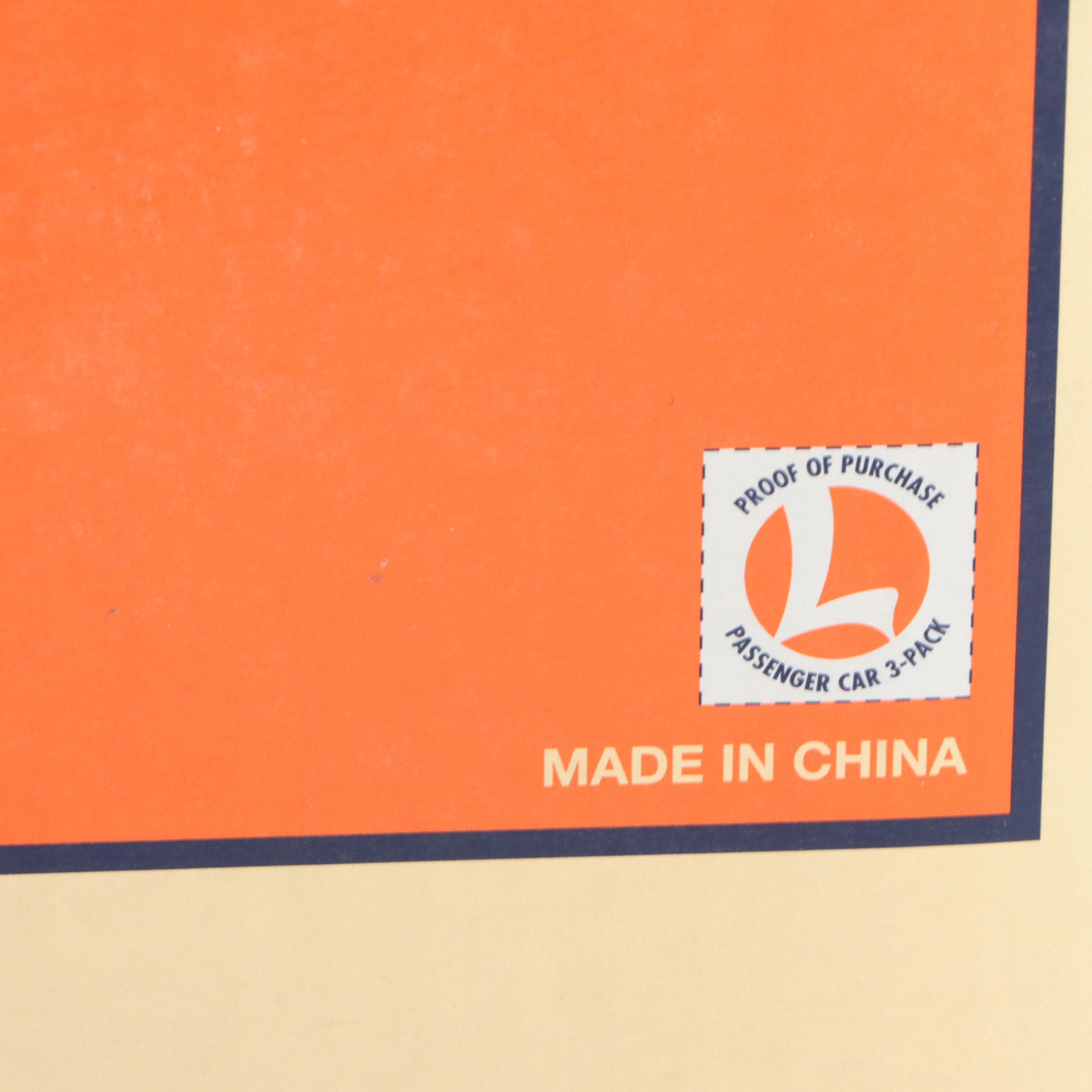 Lionel Pennsylvania-Reading Seashore Heavyweight Diecast Coach Cars