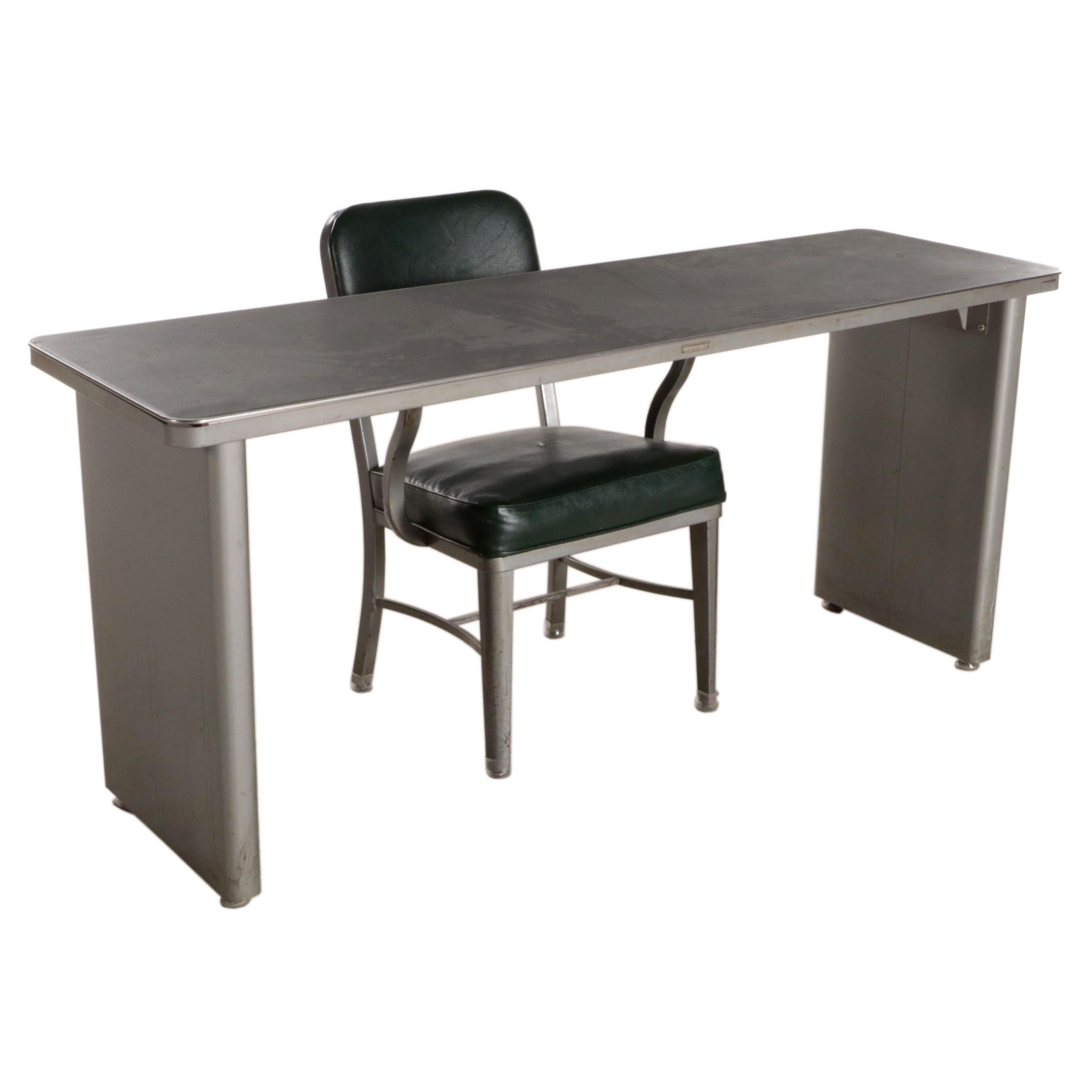 Invincible Office Furniture Console Table Plus Steelcase Armchair