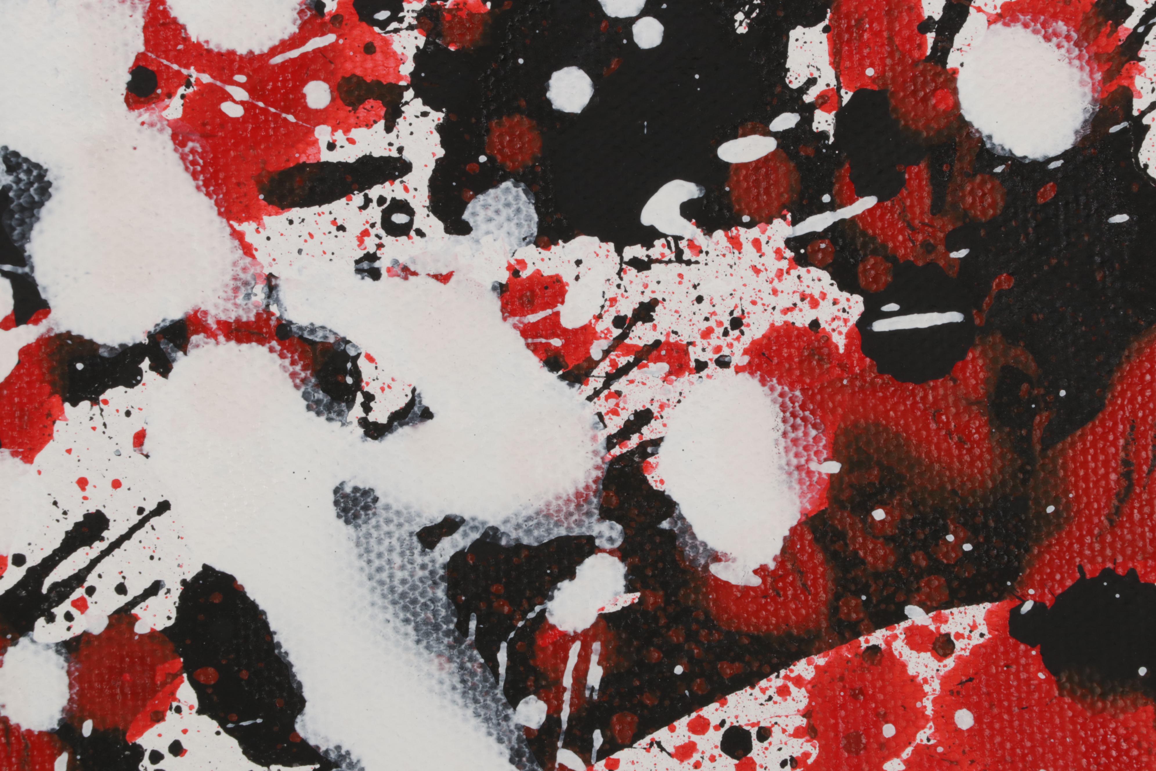 Adrian Sibley Abstract Acrylic Painting "Factitious Disorder," 21st Century