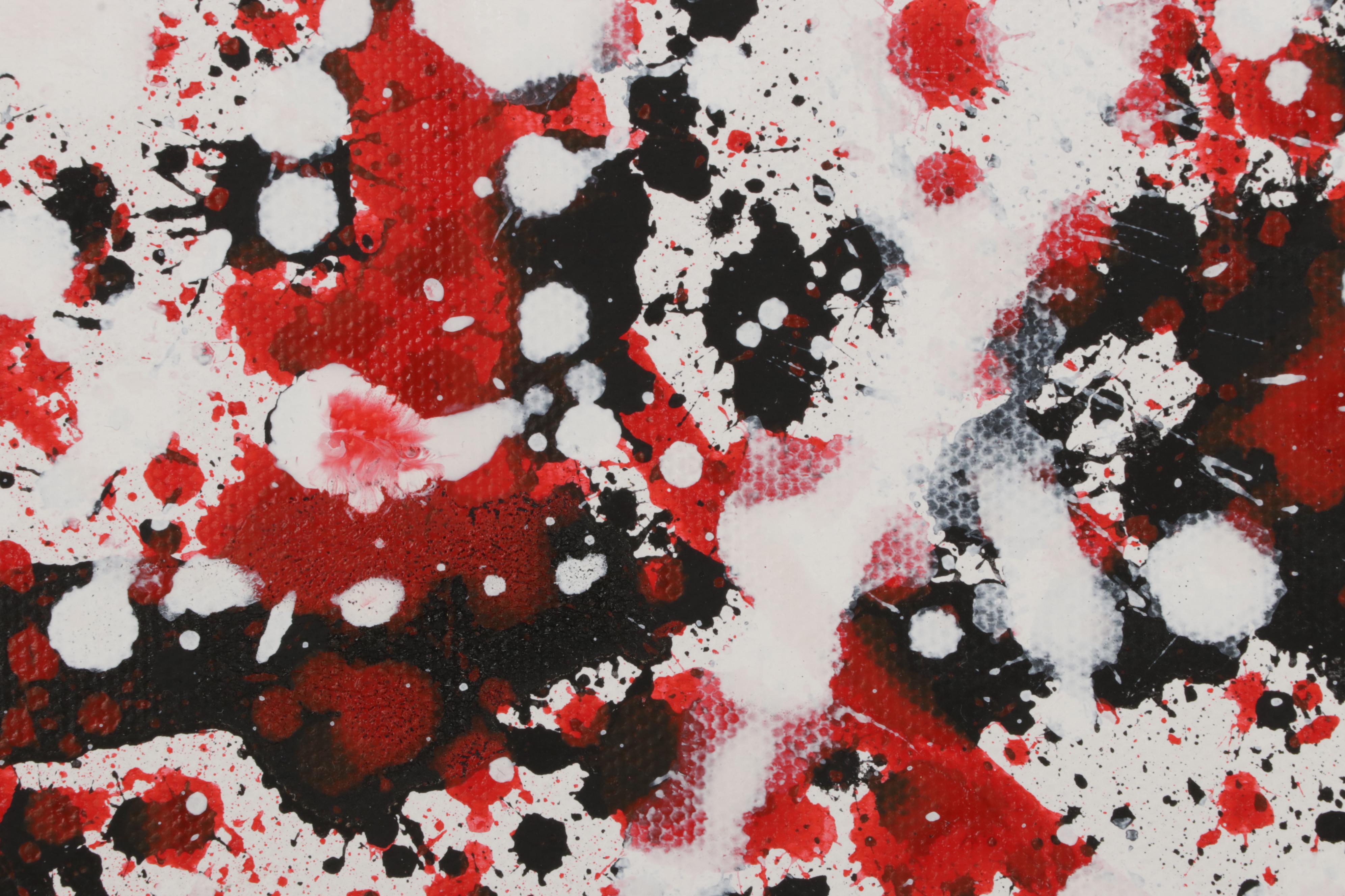 Adrian Sibley Abstract Acrylic Painting "Factitious Disorder," 21st Century