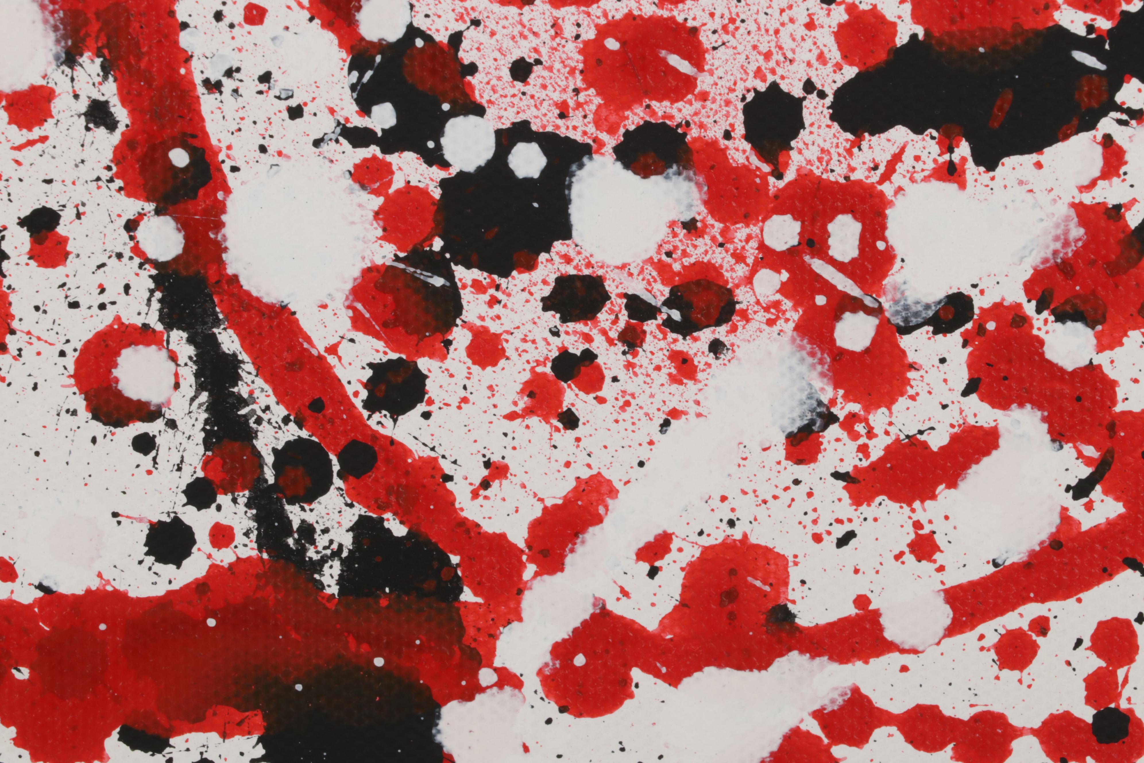 Adrian Sibley Abstract Acrylic Painting "Factitious Disorder," 21st Century