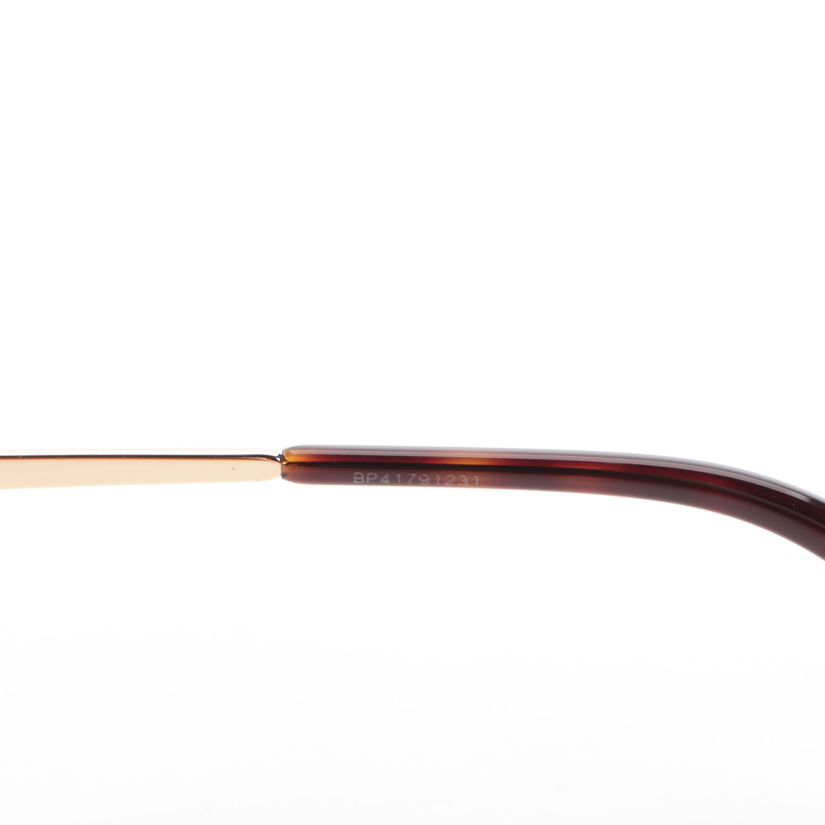 Prada SPR 25X Modified Cat Eye Style Sunglasses with Case and Box