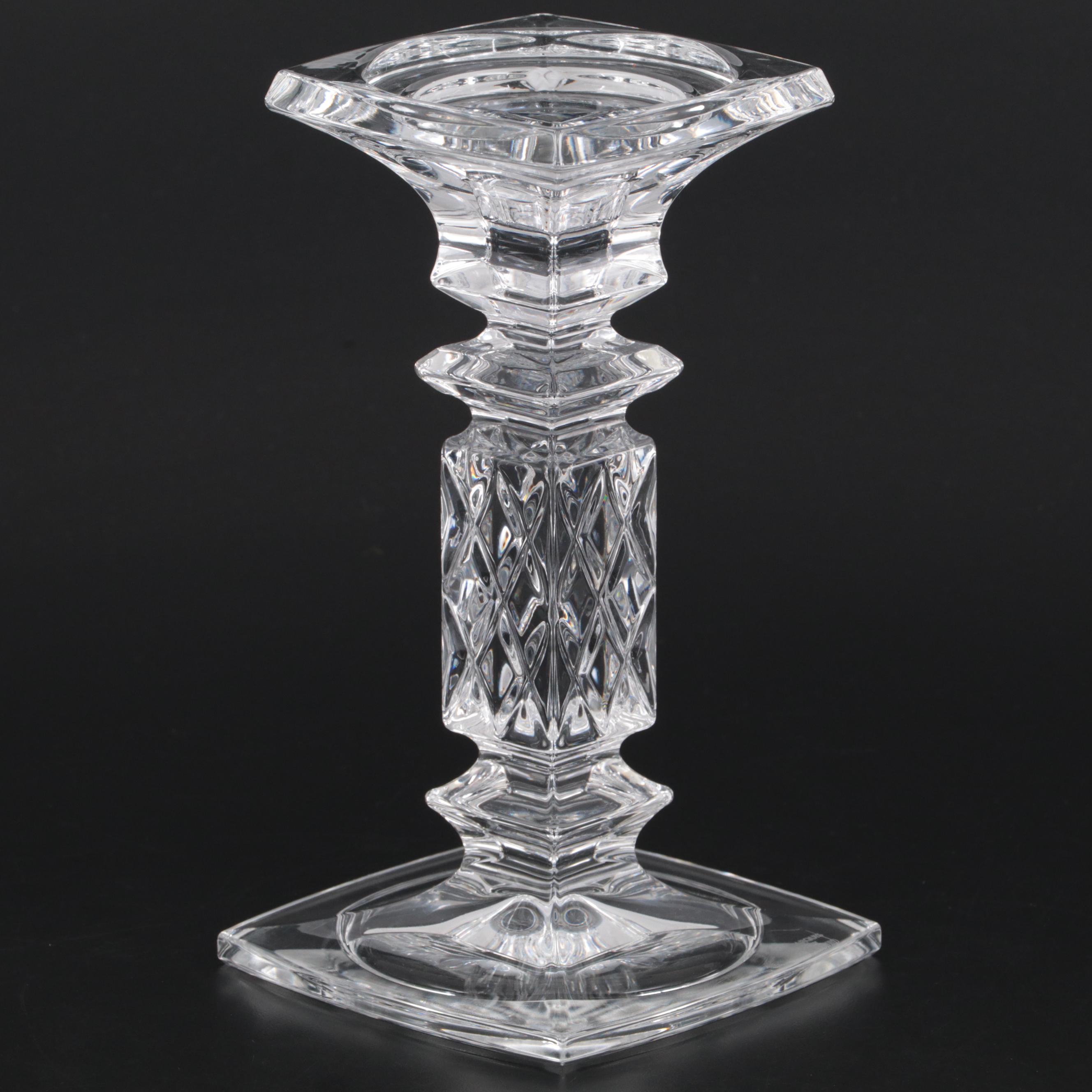 Waterford Crystal "Lismore" Compote with Marquis by Waterford Candlestick