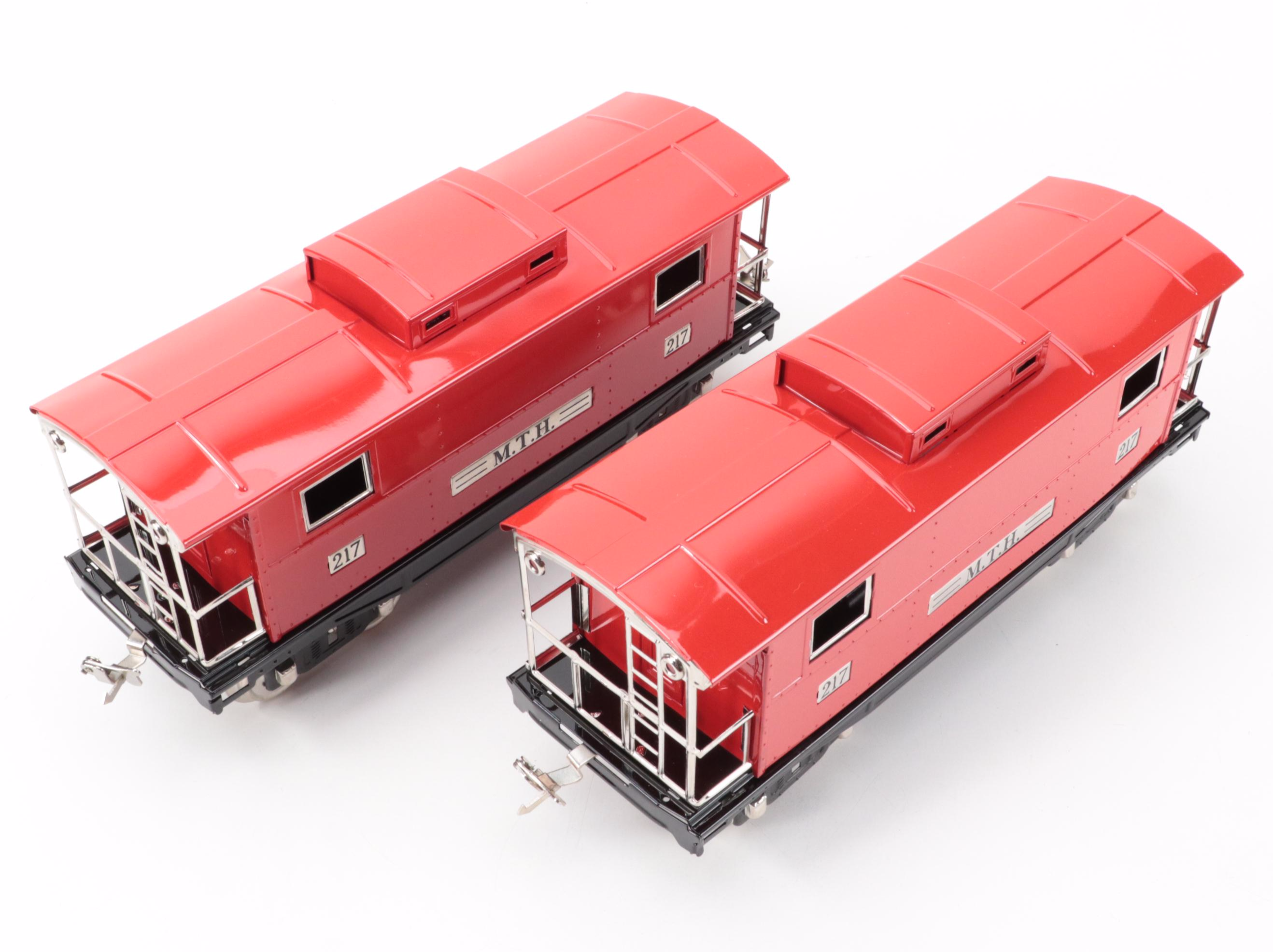 MTH Electric Trains 200 Series Std. Gauge Cabooses and Searchlight Car