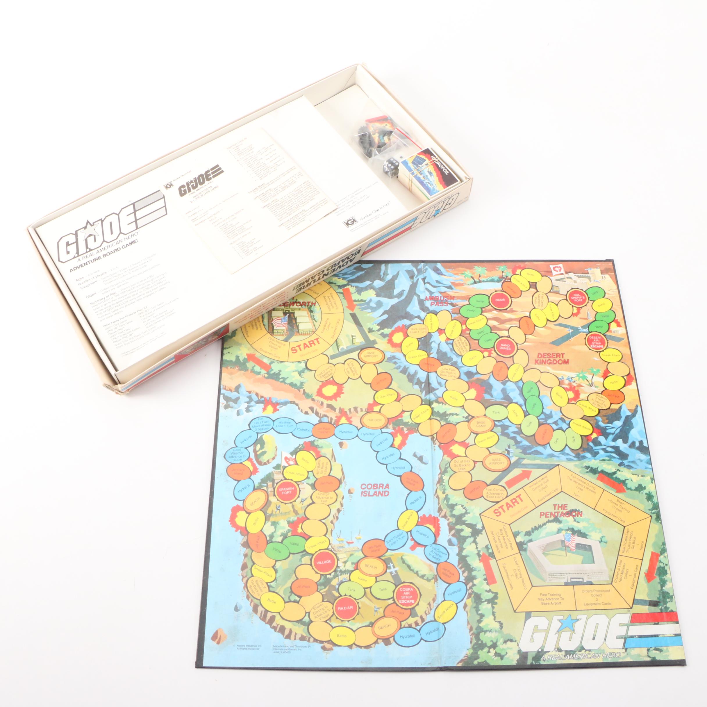 "The Real Ghostbusters Game," "G.I. Joe," and "Organized Crime" Board Games