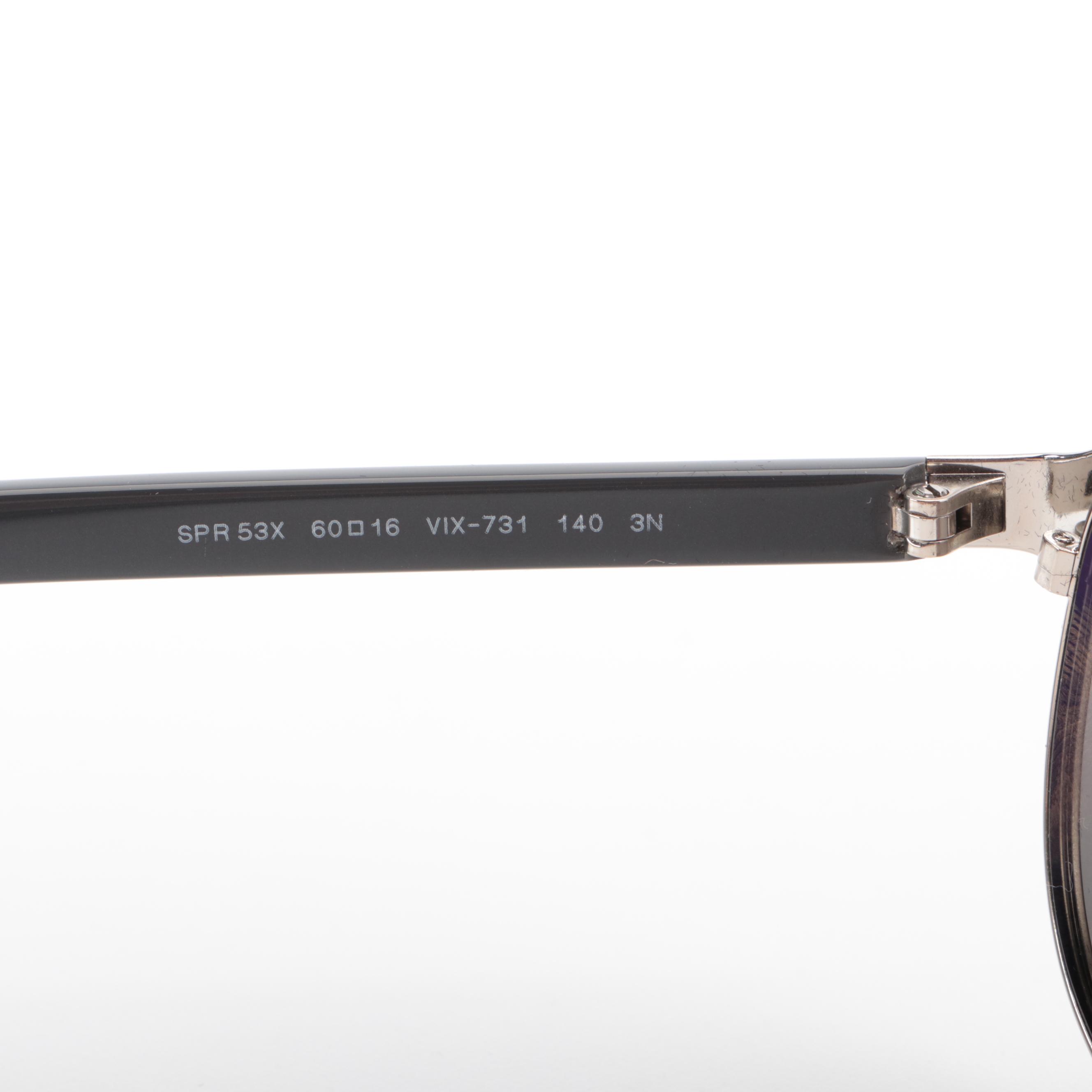 Prada SPR53X Aviator Sunglasses with Case and Box