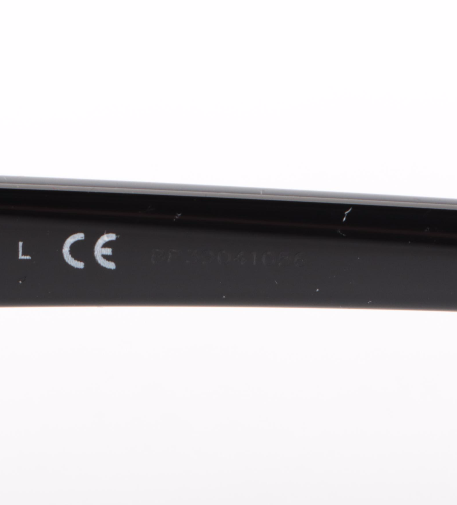 Prada SPR04V Rectangular Sunglasses in Black with Case and Box