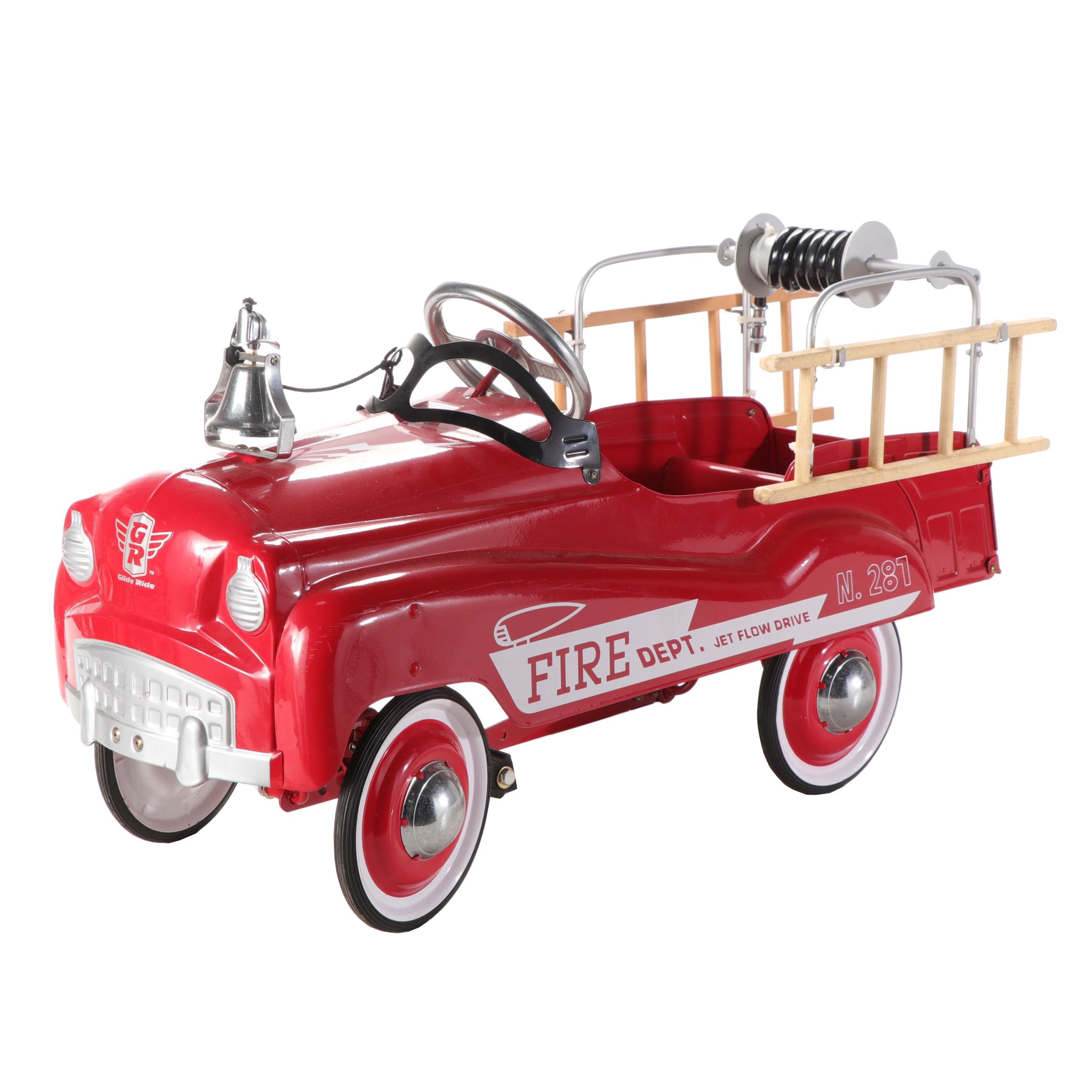 Burns Novelty and Toy Pedal Car Fire Engine EBTH