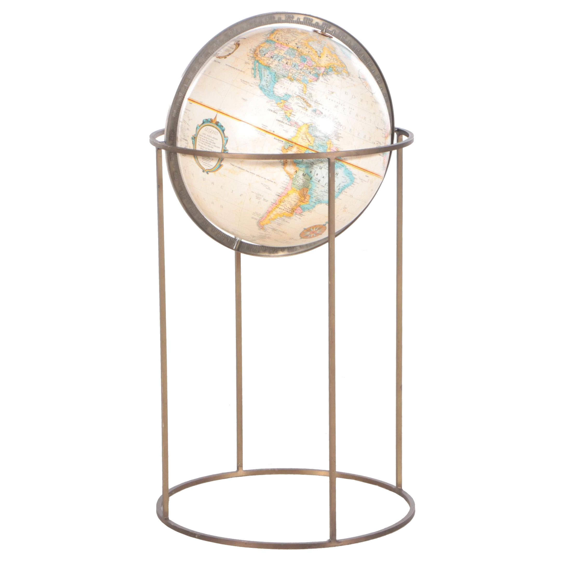 Repogle 16-Inch World Classic Series Globe on Metal Stand